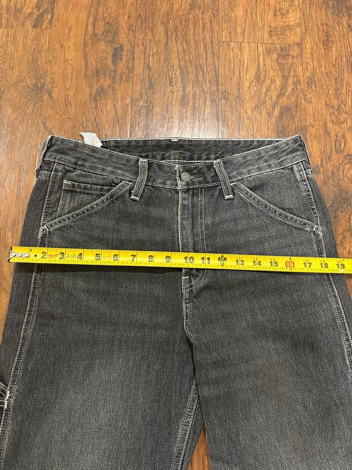 Levi's × Levi's Vintage Clothing Levis carpenter pants grey contrast stitch Size US 30 / EU 46 - 4 Thumbnail