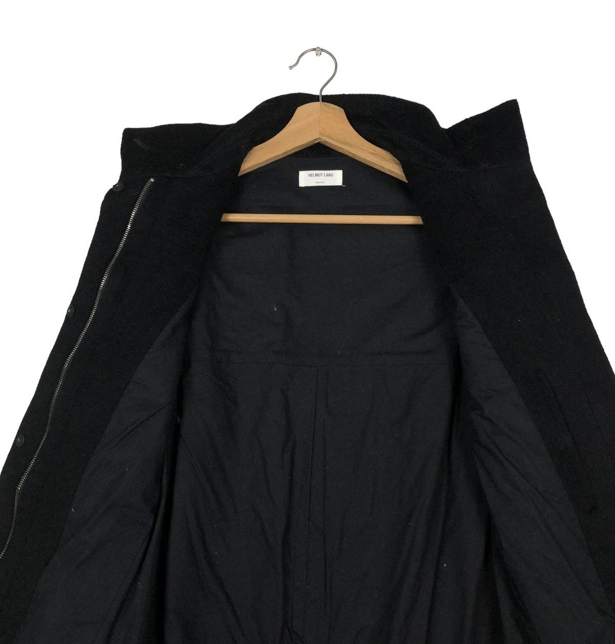 Helmut Lang 🔥VINTAGE WOOL JACKET HELMUT LANG NEW YORK RICH BLACK Size US S / EU 44-46 / 1 - 11 Thumbnail