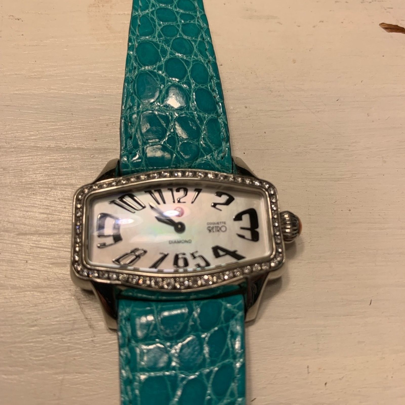 Other RARE MICHELE RETRO COQUETTE DIAMOND WATCH Size ONE SIZE - 1 Thumbnail