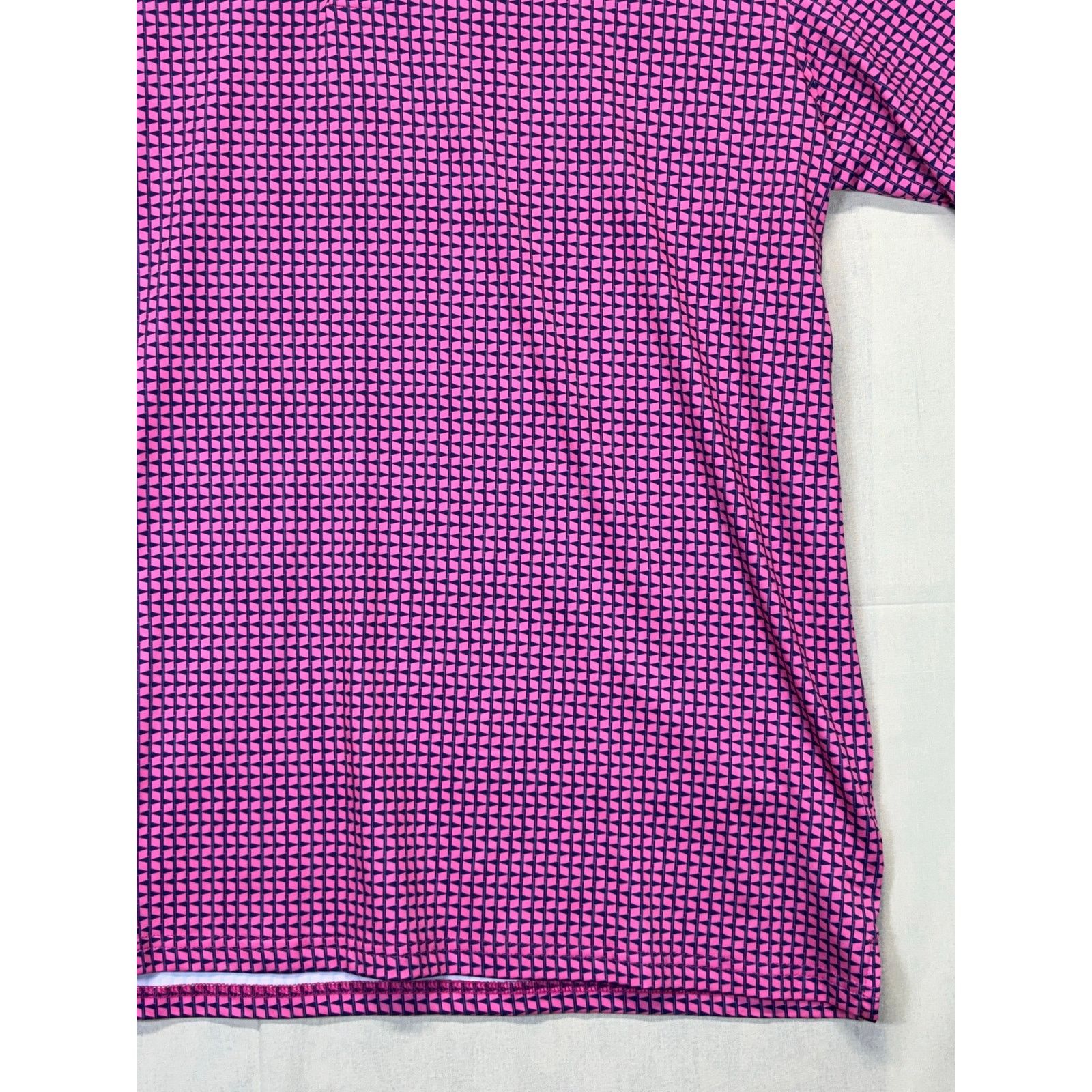 The Unbranded Brand MAELREG Men’s Performance Polo Pink Navy Golf Shirt XL Size US L / EU 52-54 / 3 - 13 Thumbnail