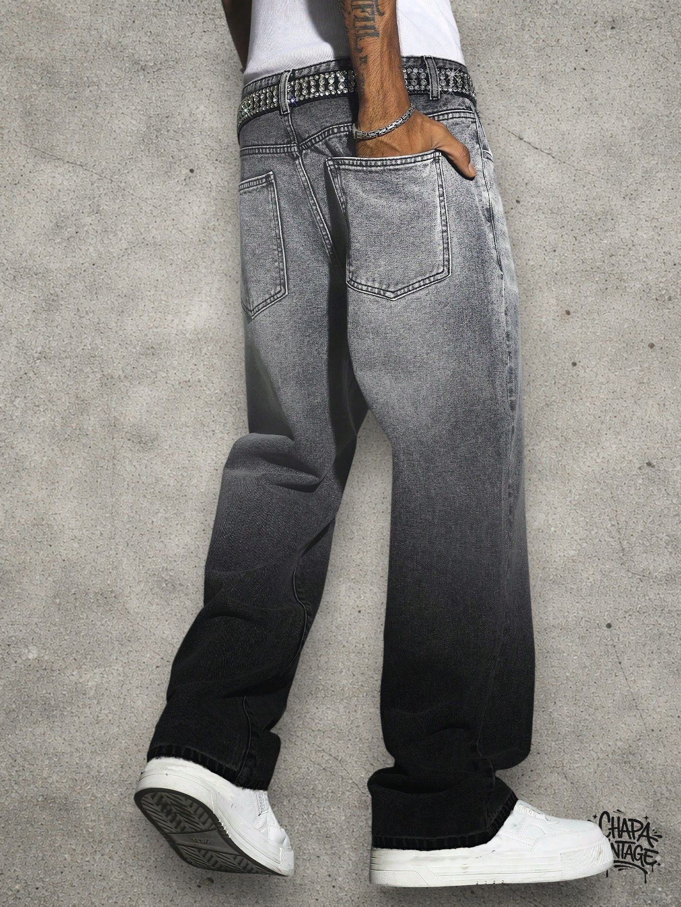 Japanese Brand Washed gray jeans Size US 32 / EU 48 - 3 Thumbnail