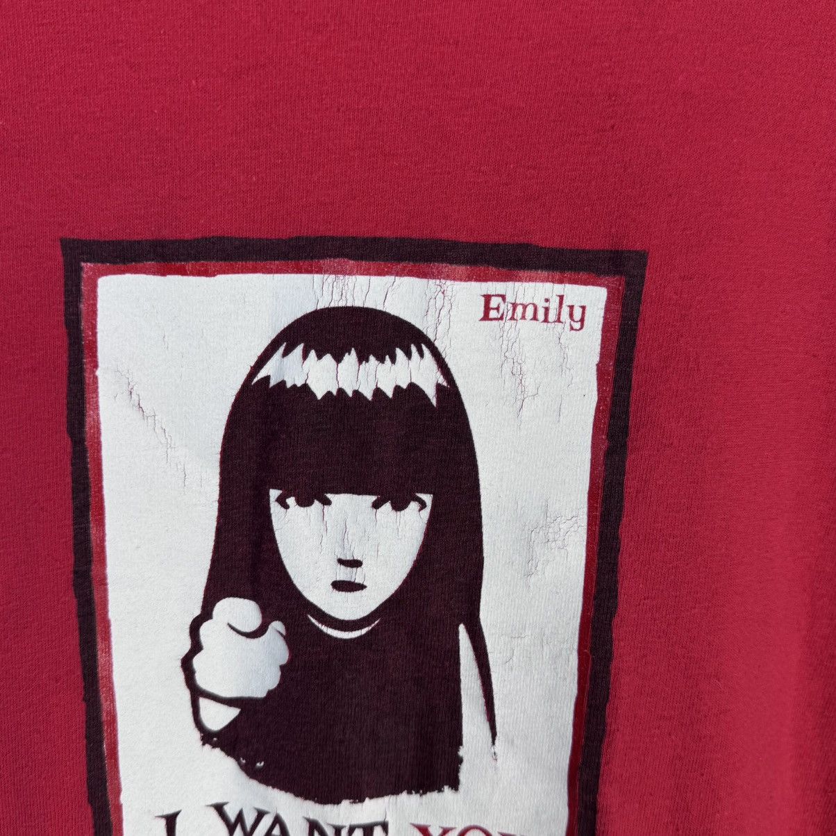 Anime Vintage Emily The Strange 2003 Y2K t shirt Gothic tee rare Size US M / EU 48-50 / 2 - 3 Thumbnail