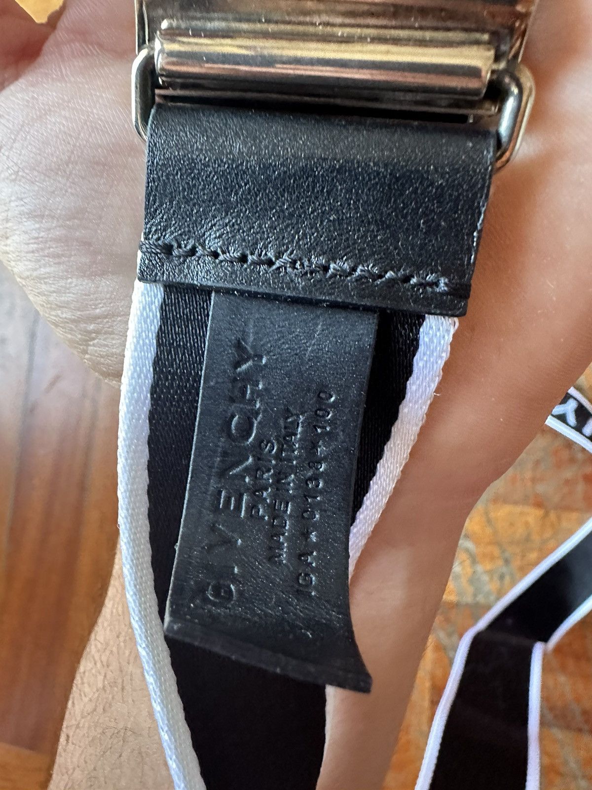 Givenchy Givenchy logo strap belt Size 40 - 6 Thumbnail