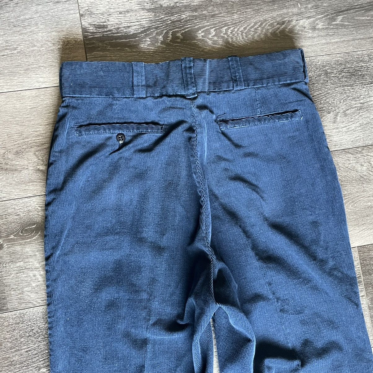 Big Mac Vintage 1980s Big Mac Blue Corduroy Pants Trousures 32x30 Size US 32 / EU 48 - 3 Thumbnail