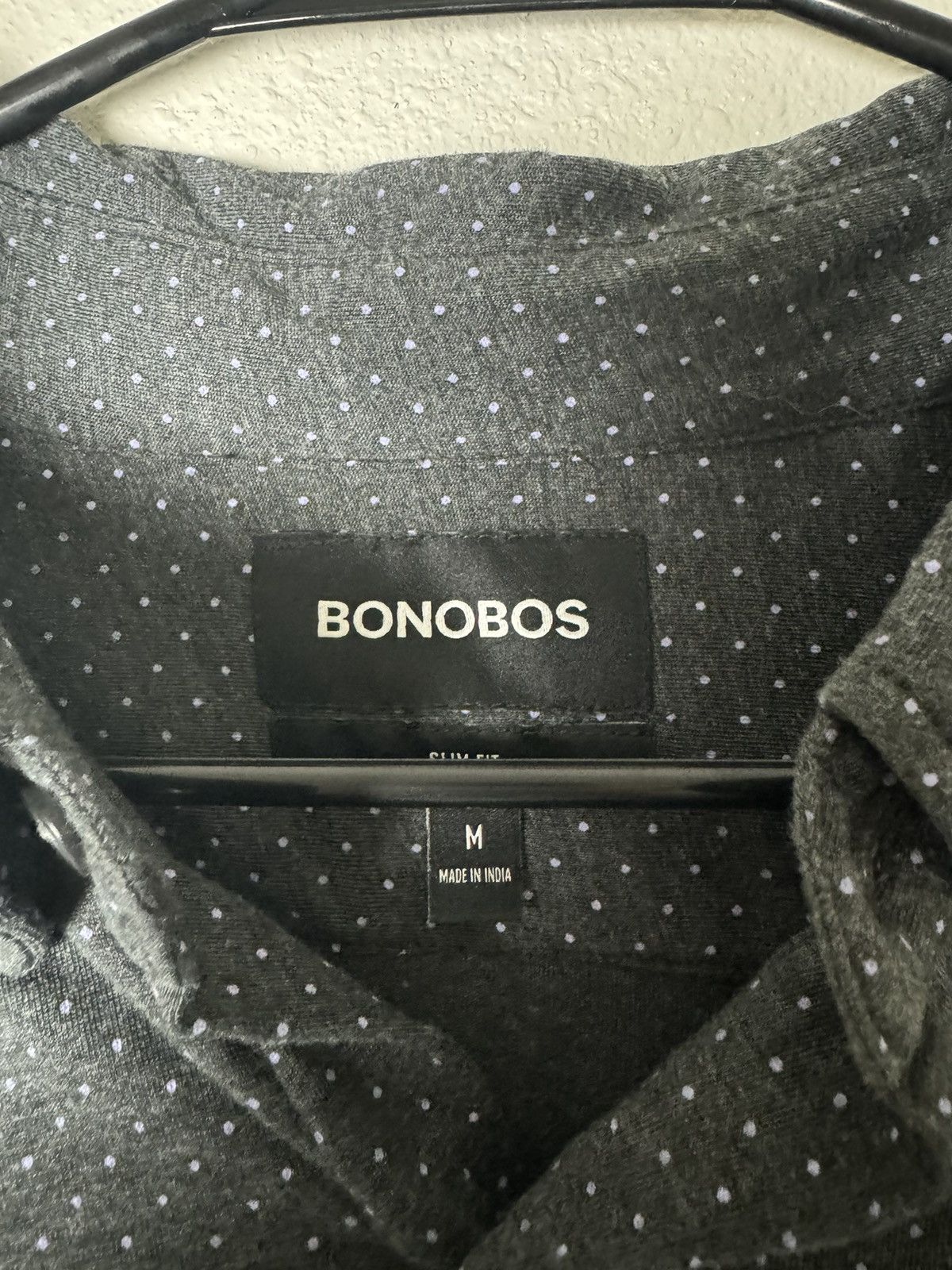 Bonobos BONOBOS BUTTONDOWN BLACK MEN'S SHIRT Size US M / EU 48-50 / 2 - 3 Thumbnail