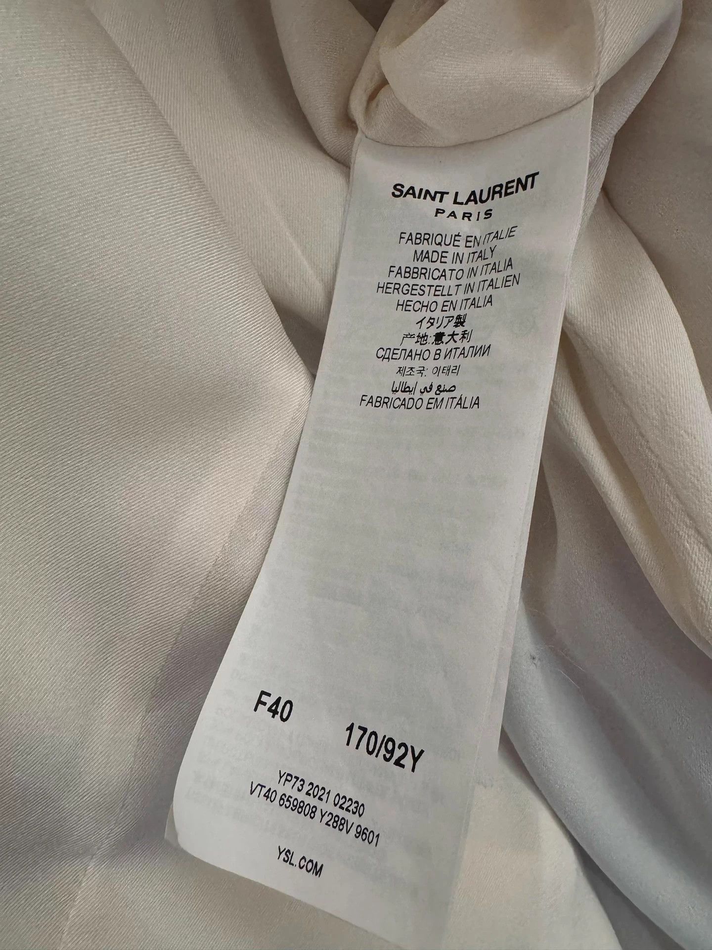 Saint Laurent Paris YSL 21FW Fitted Wool Coat 40 Belted Korean size up Size S / US 4 / IT 40 - 5 Thumbnail