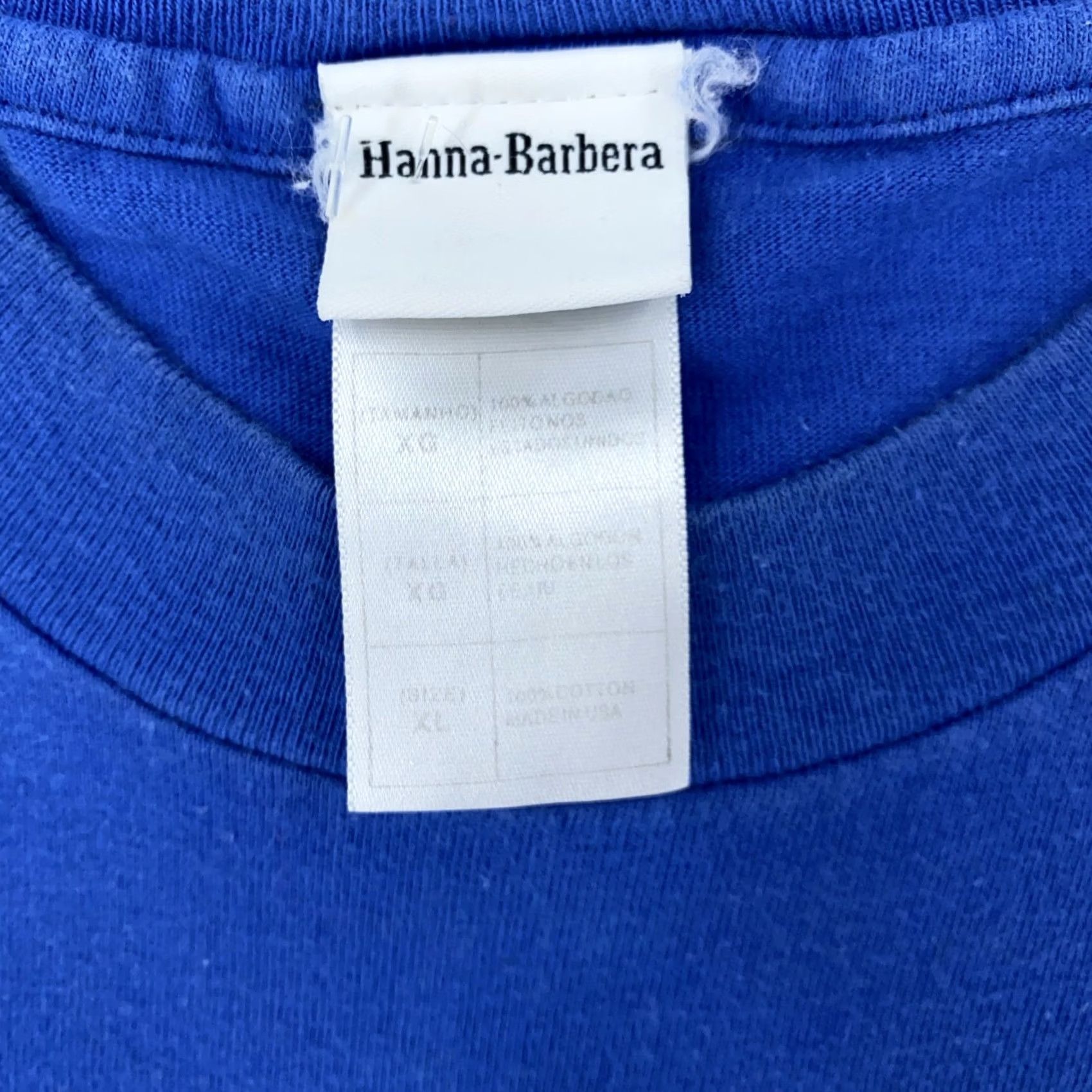 Vintage VINTAGE Hanna-Barbera Jetsons Shirt Mens XL Blue 90s Cartoon T-Shirt Crew Neck Short Sleeve Graphic Print Florida Orlando Boys Mens Size US XL / EU 56 / 4 - 5 Thumbnail