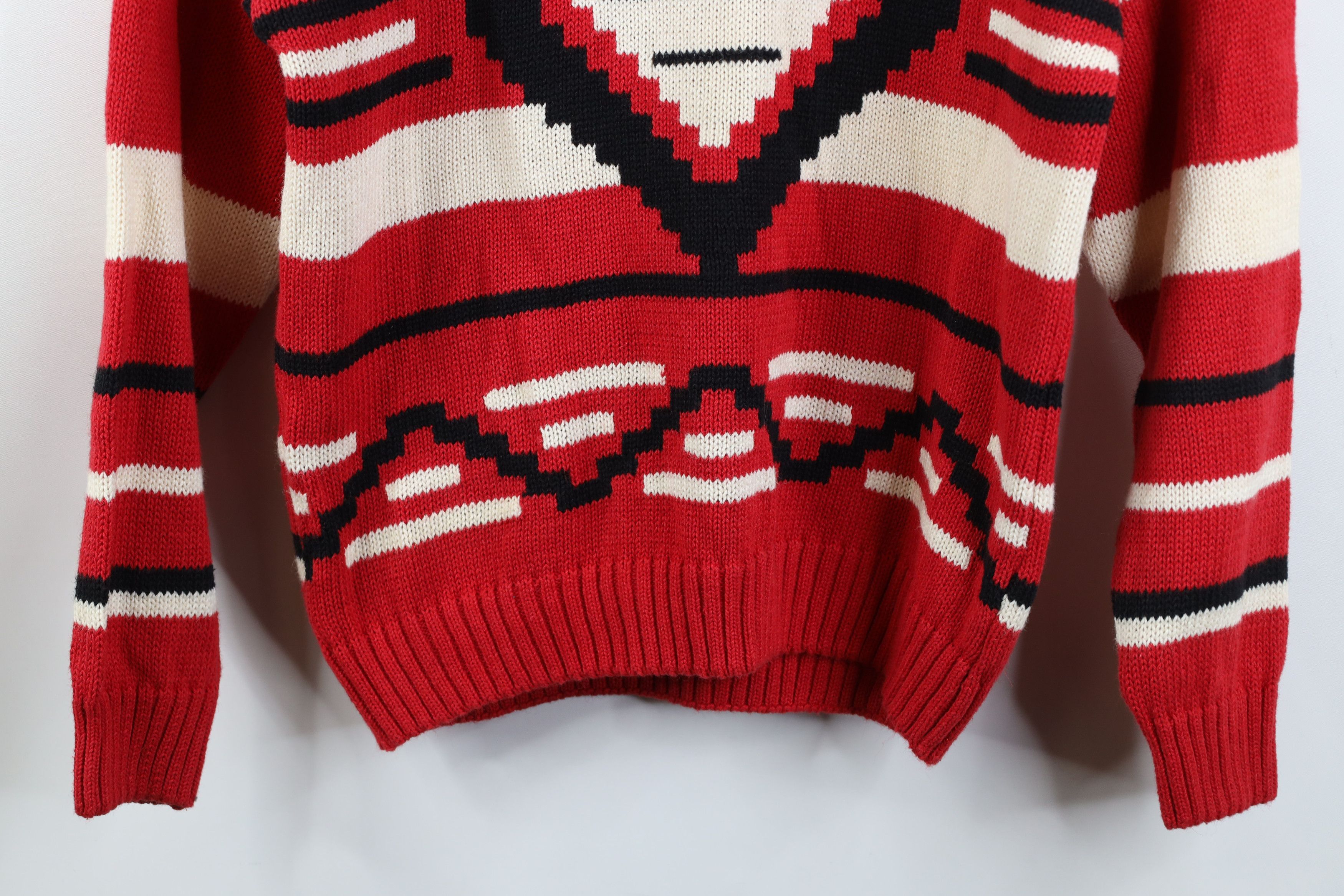 Vintage Vintage 90s Streetwear Southwestern Fair Isle Sweater Size M / US 6-8 / IT 42-44 - 3 Thumbnail