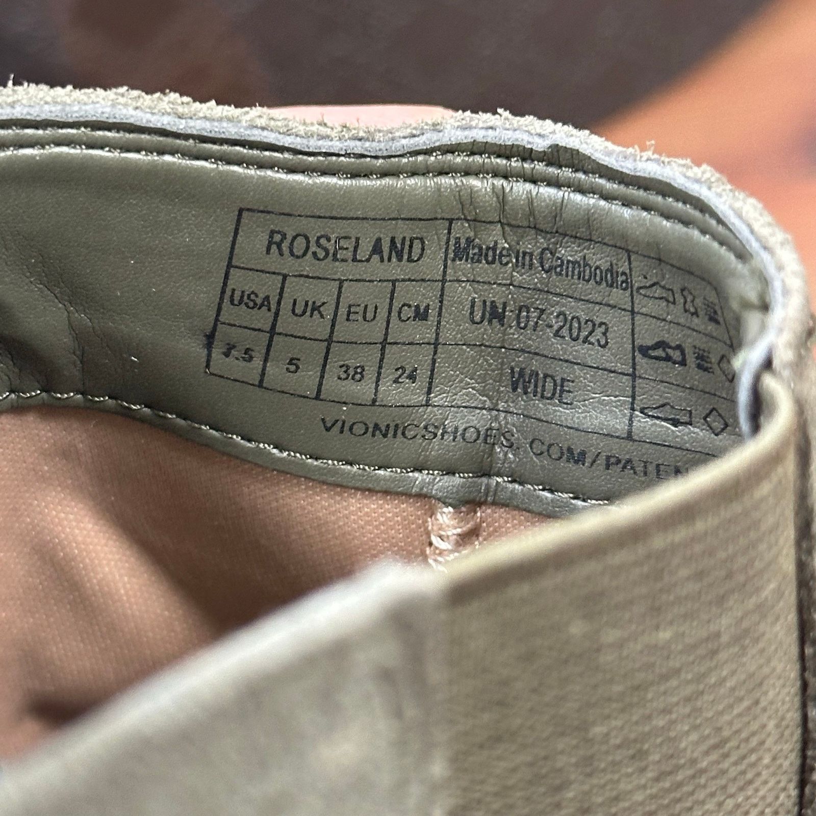 Vionic Vionic Roseland Water-Repellent Suede Ankle Boots Wide Size US 7.5 / IT 37.5 - 6 Thumbnail