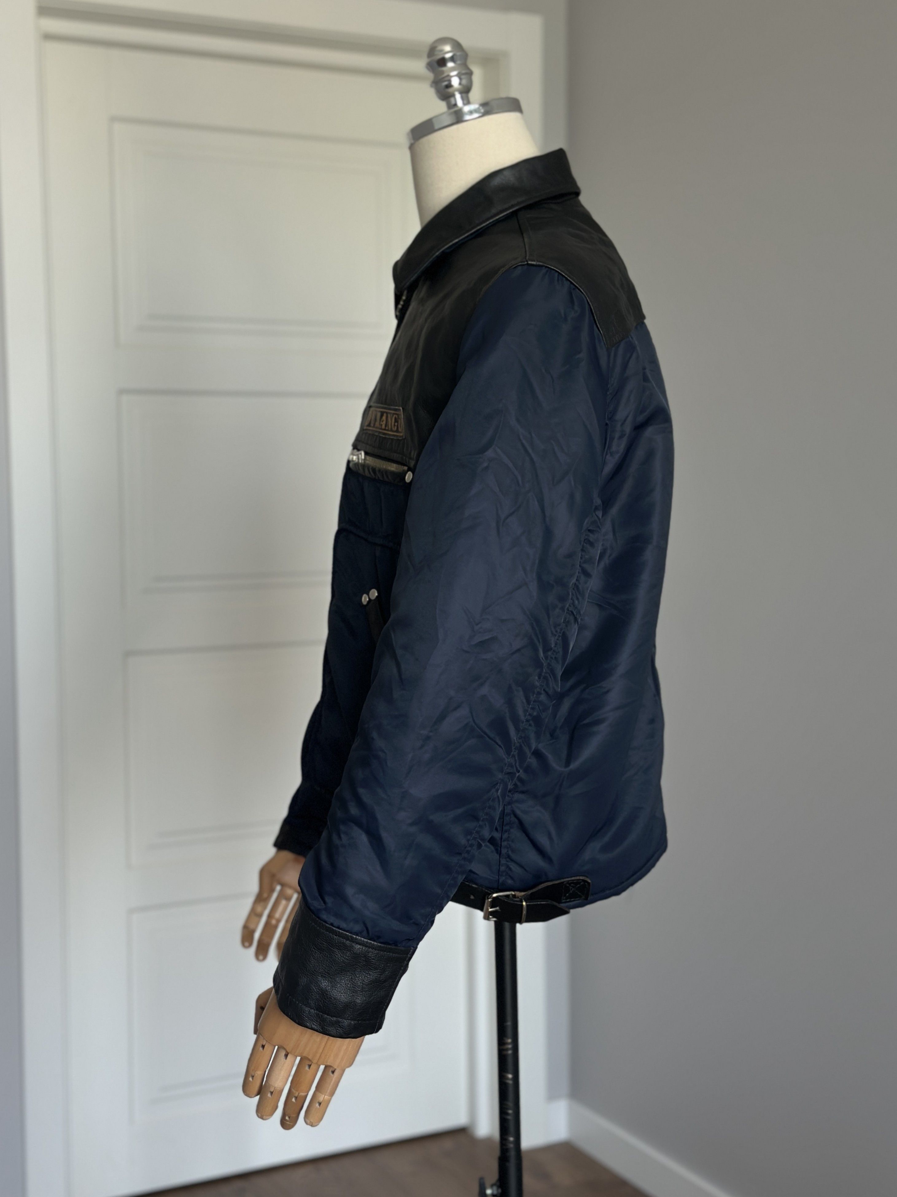 Durango DURANGO Men's Leather Nylon Jacket Size M Casual Clothing Size US M / EU 48-50 / 2 - 7 Thumbnail