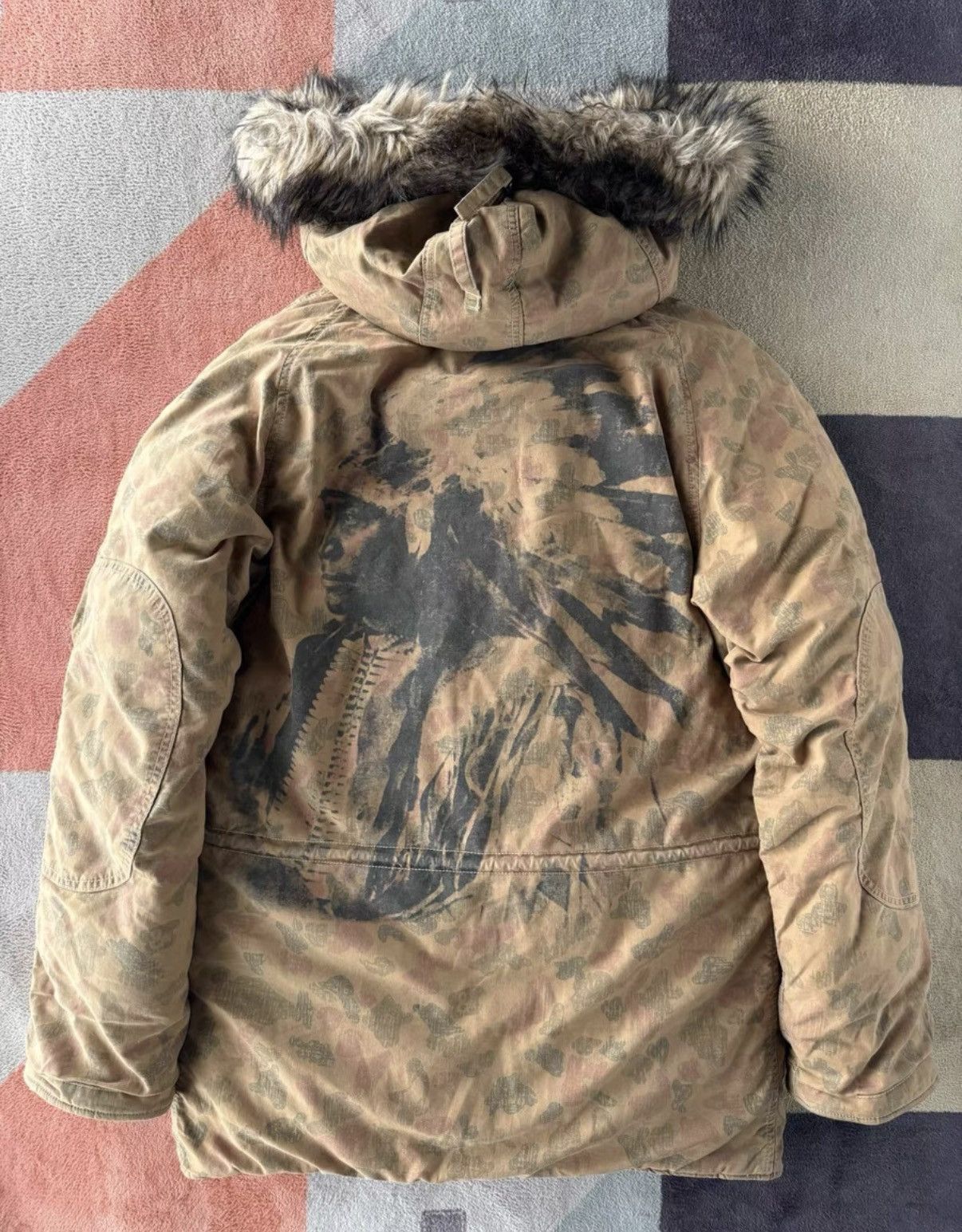 Denim & Supply Ralph Lauren Ralph Lauren Denim Supply Native Graphic Down Jacket K22 Size US XS / EU 42 / 0 - 4 Thumbnail