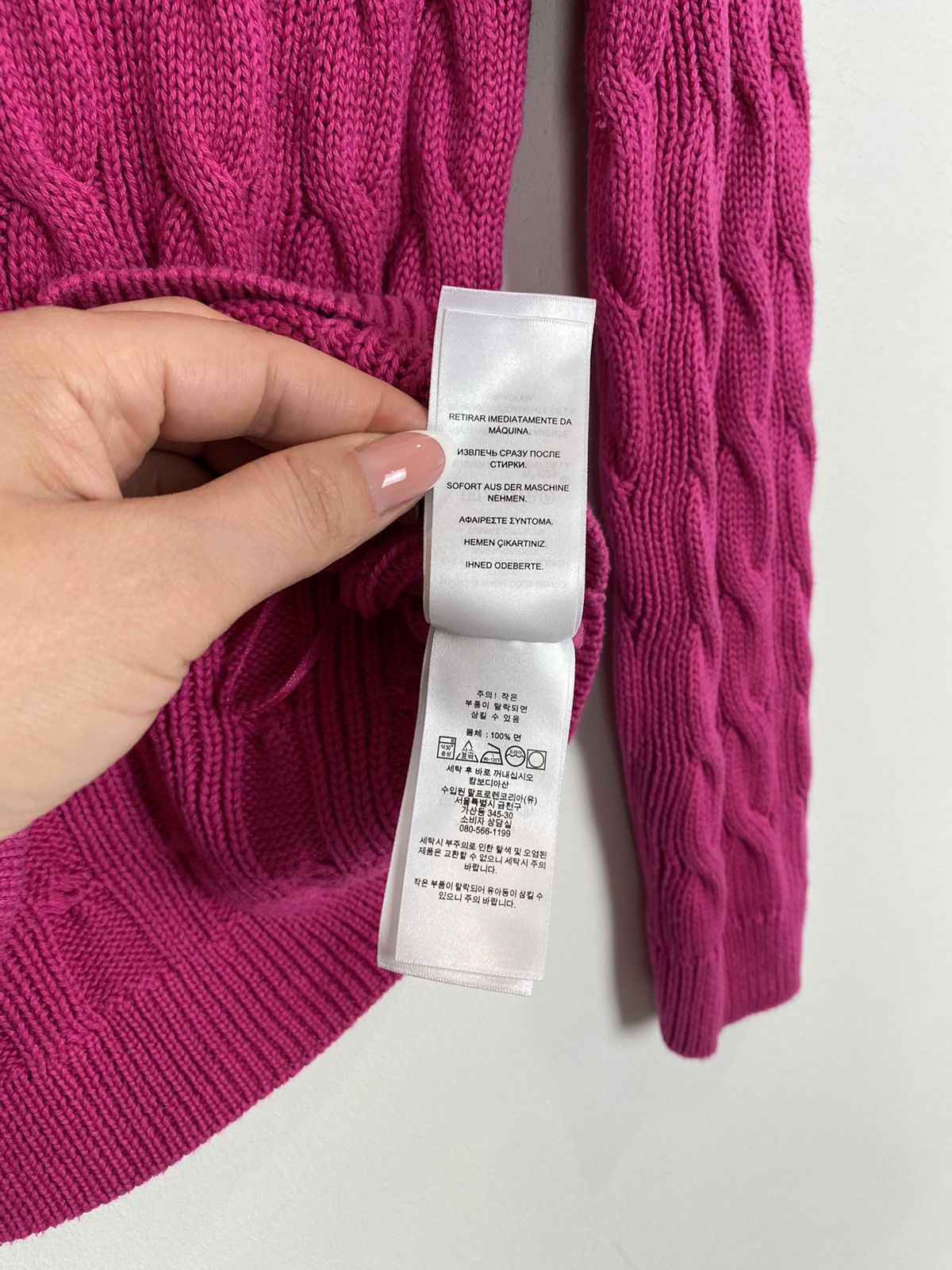 Vintage Polo Ralph Lauren 100% Cotton Round Neck Sweater Womens Sz M Size M / US 6-8 / IT 42-44 - 7 Thumbnail