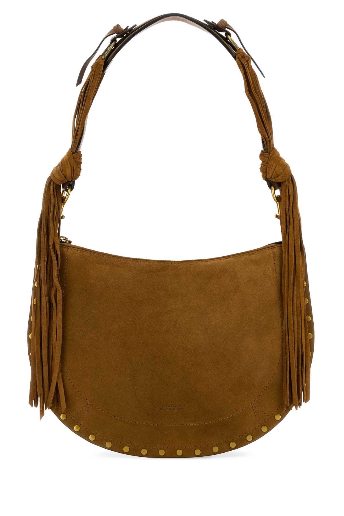 Isabel Marant Camel Suede Oskan Shoulder Bag Size ONE SIZE - 1 Thumbnail