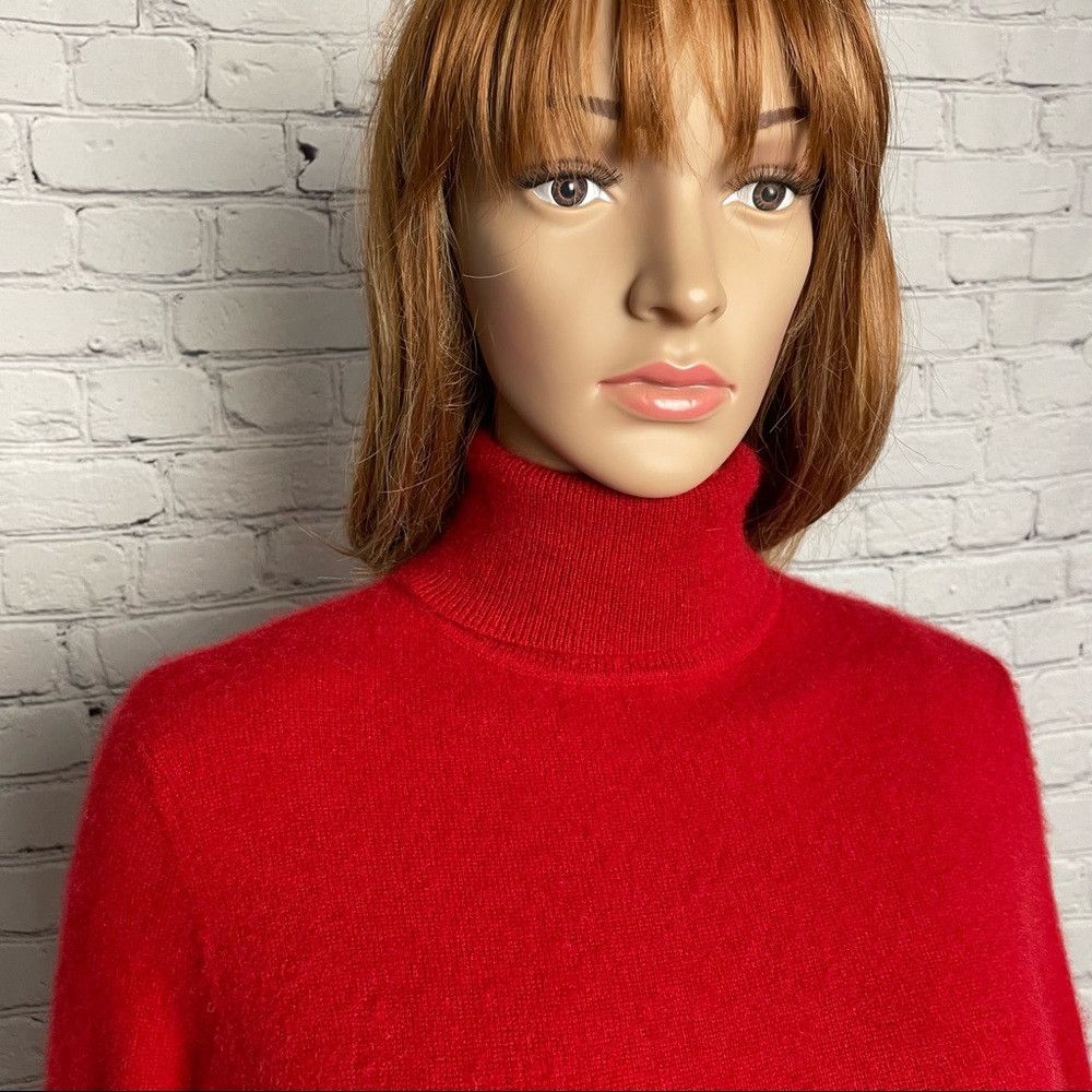 Other Charter Club Cashmere Red Turtleneck Sweater Size M Size M / US 6-8 / IT 42-44 - 4 Thumbnail