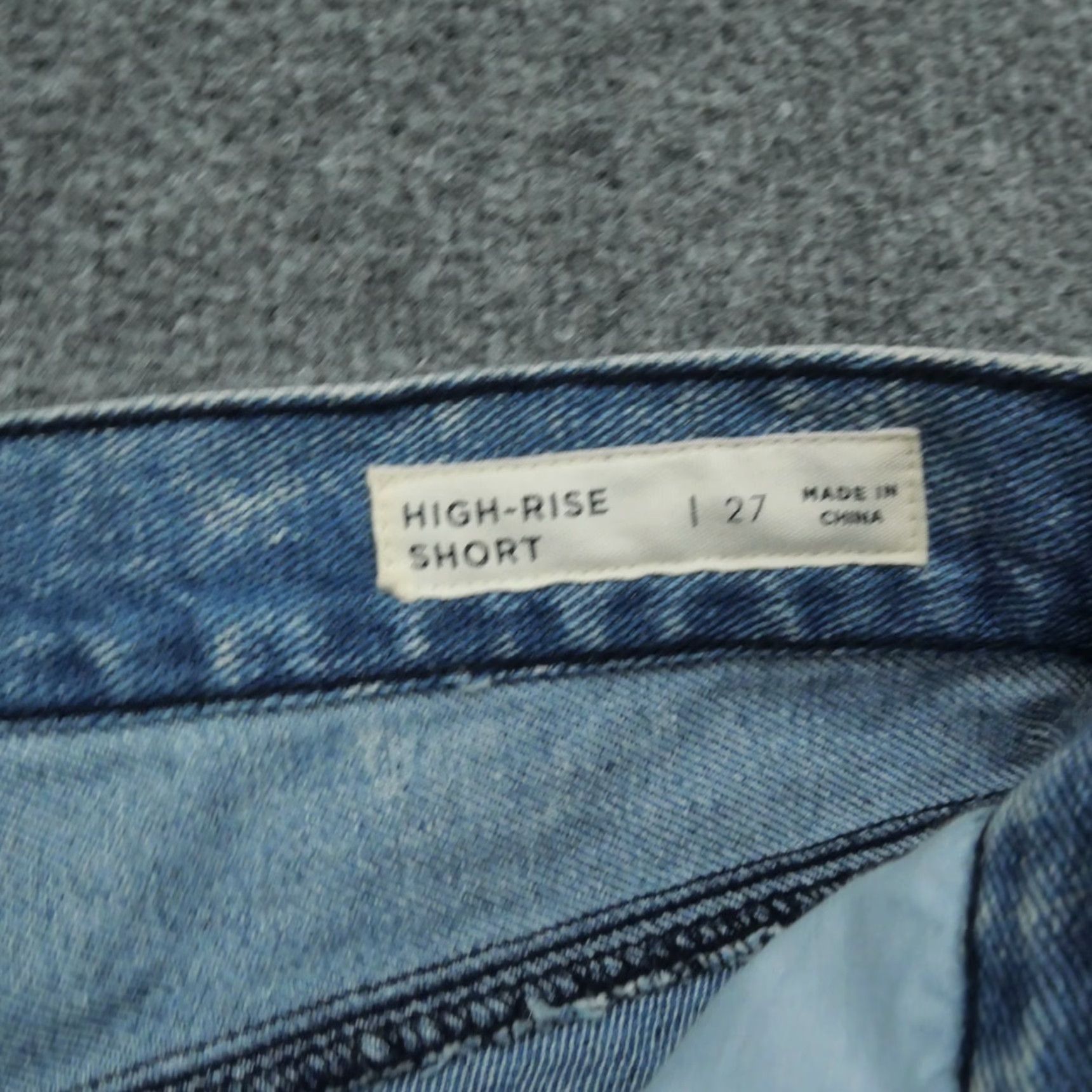 Denime Bullhead Denim Co. Shorts Jeans Cut-Off Womens 27 Blue Denim Distressed 29x2 Vintage No Men's Womens Girls Size 29" - 4 Thumbnail