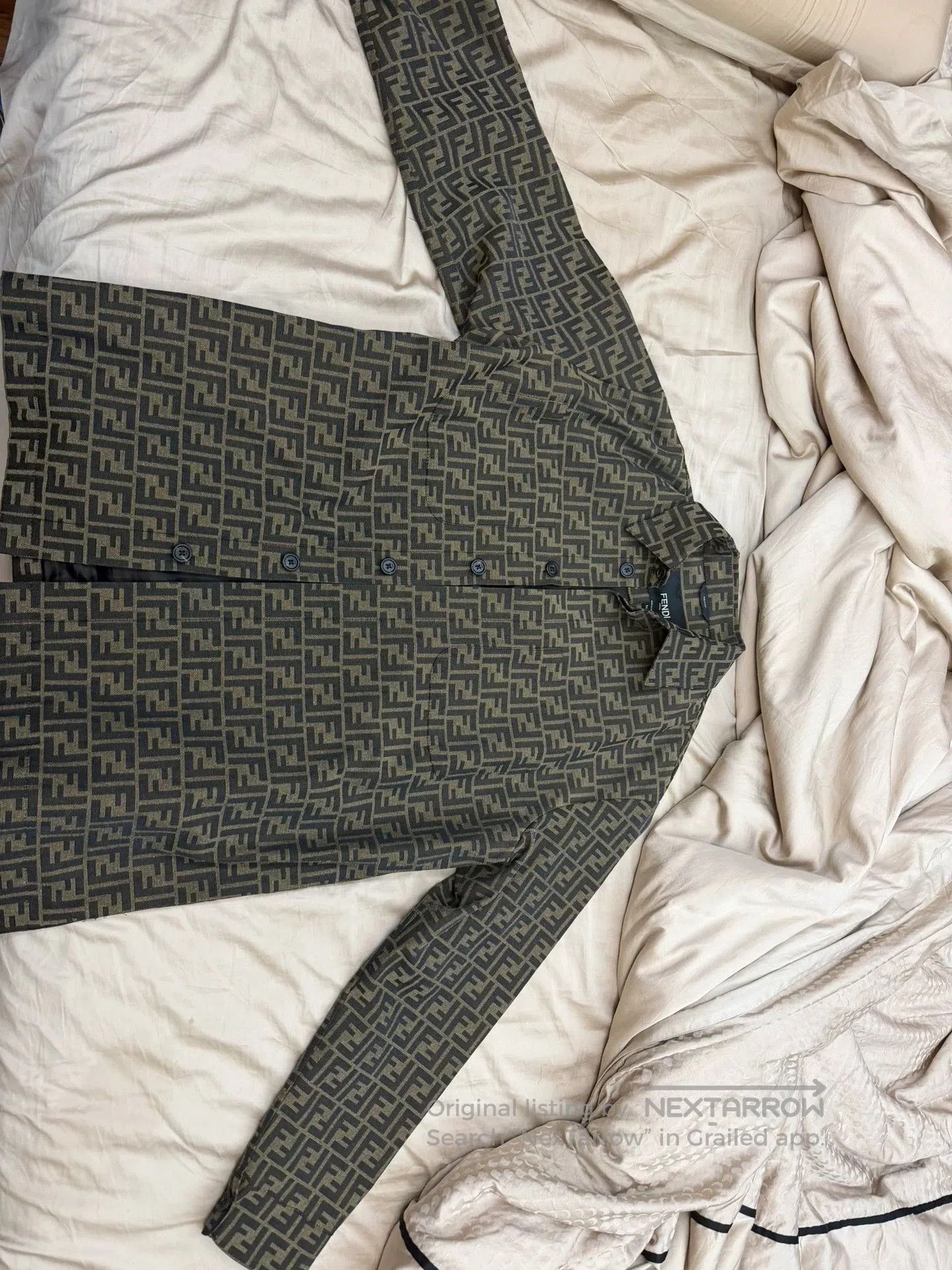 Fendi Fendi Men's Monogram FF Jacket. Size US L / EU 52-54 / 3 - 1 Thumbnail