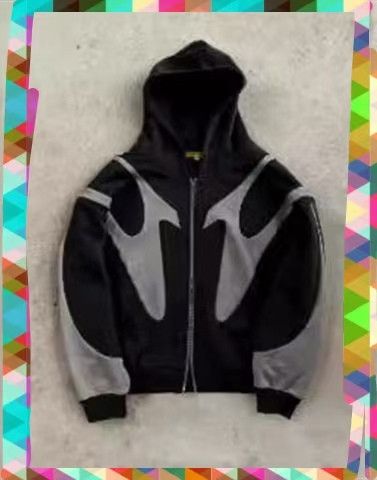 Vintage Streetwear Oversized Printed Zip-Up Jacket Size US M / EU 48-50 / 2 - 1 Thumbnail