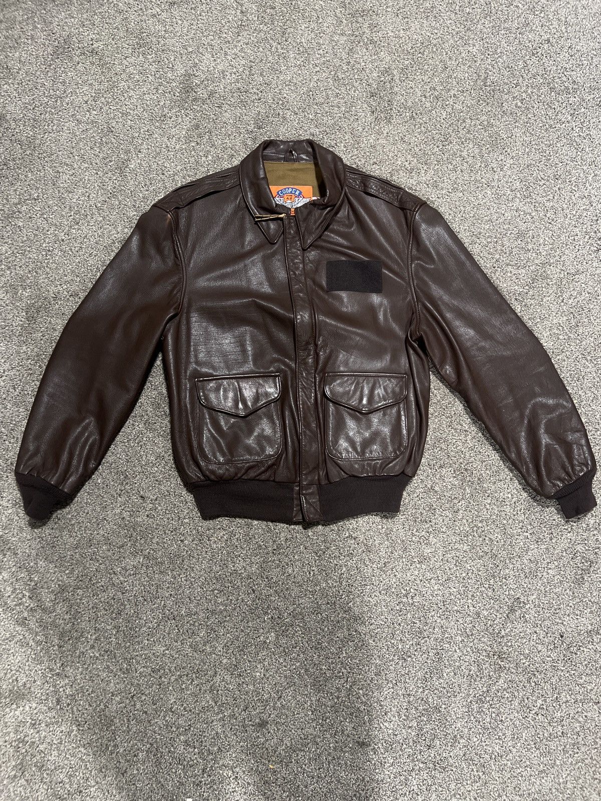 Vintage Cooper Type A2 US Air Force Jacket Size 44L