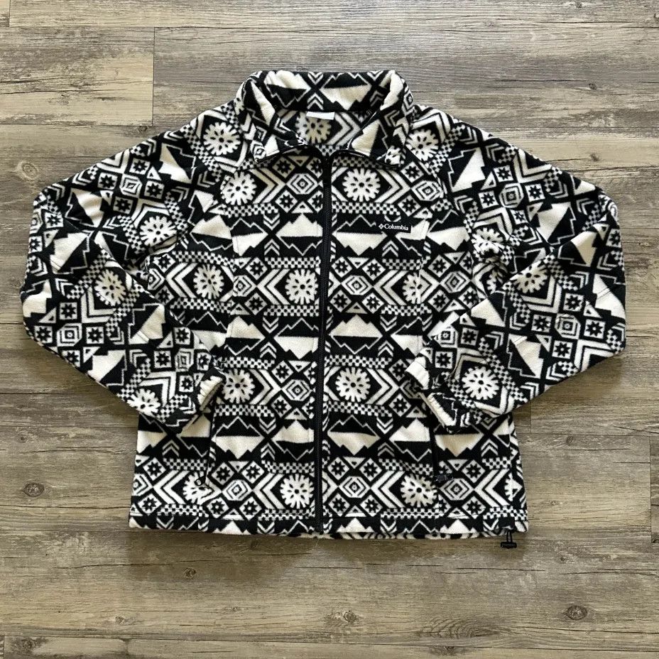 Columbia Columbia Winter Pass Sherpa Fleece Jacket All Over Print Size US XL / EU 56 / 4 - 1 Thumbnail