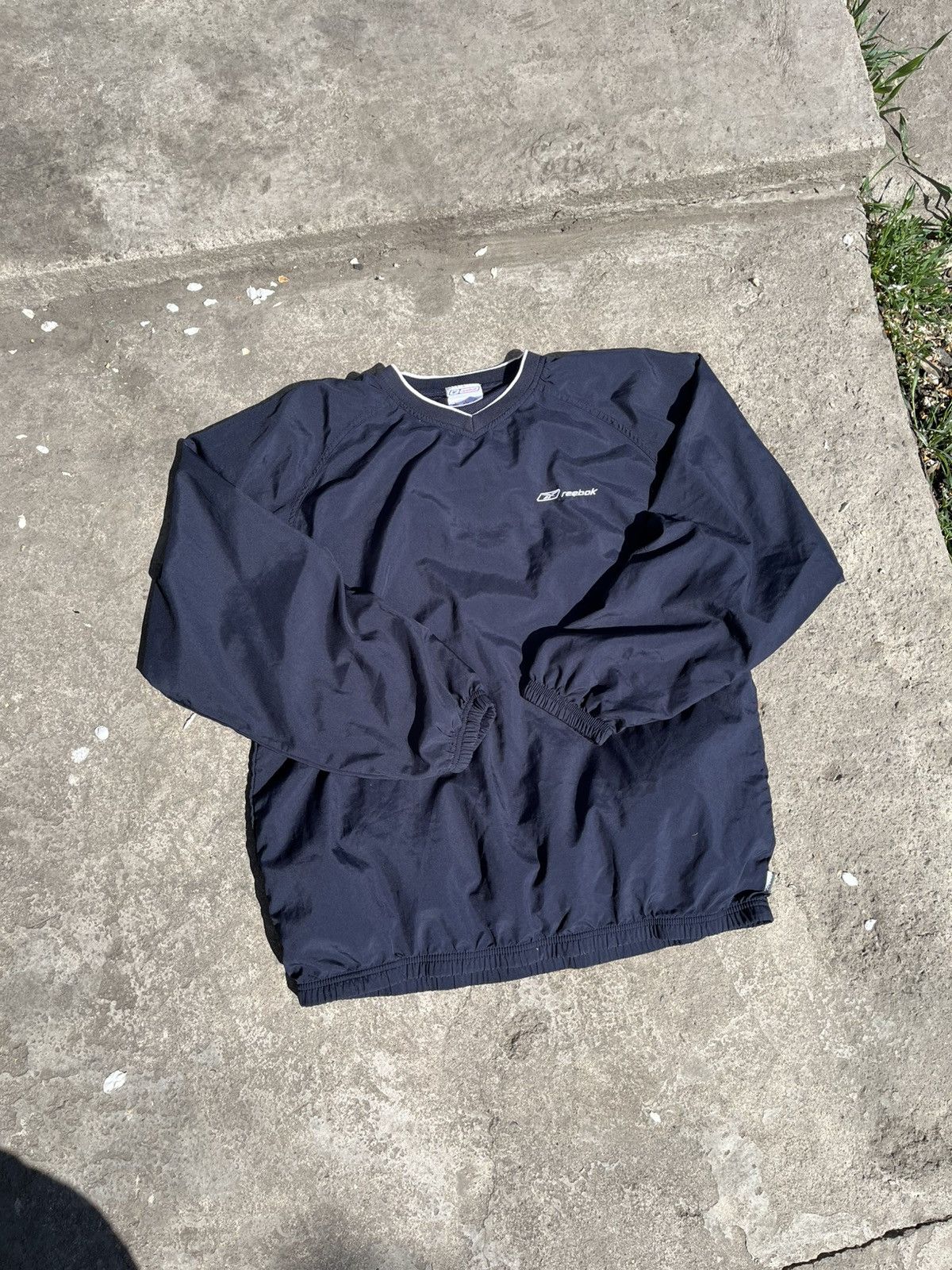 Reebok 💣REEBOK VINTAGE NYLON Y2K SWEATSHIRT Size US L / EU 52-54 / 3 - 2 Thumbnail