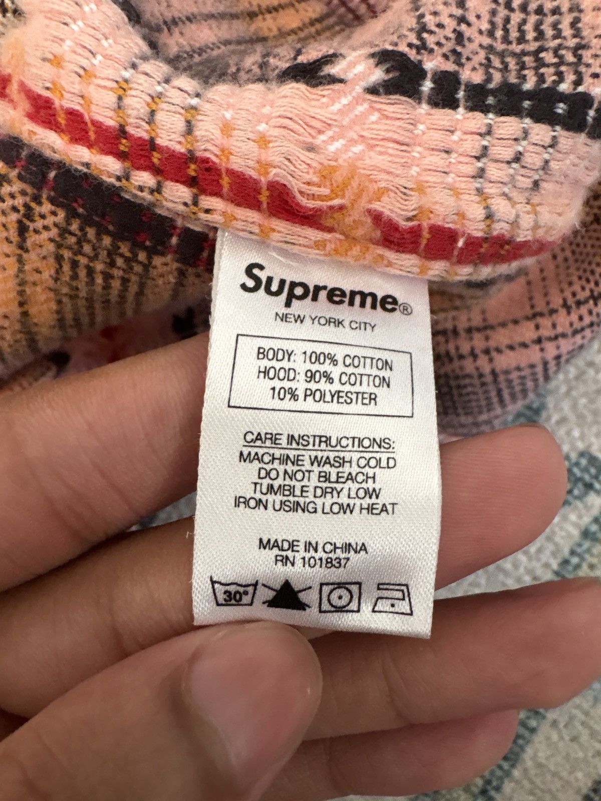 Supreme Supreme Hooded Flannel Size US M / EU 48-50 / 2 - 4 Thumbnail