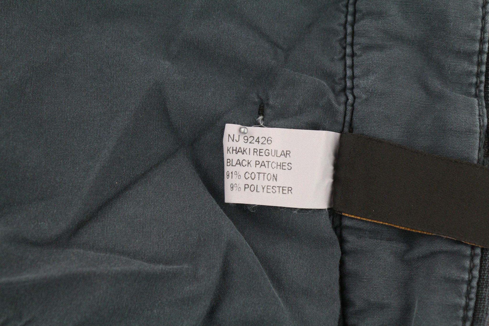 Nudie Jeans KHAKI W32/L34 Cotton Stretch Black Trousers 80614 Size US 32 / EU 48 - 7 Thumbnail