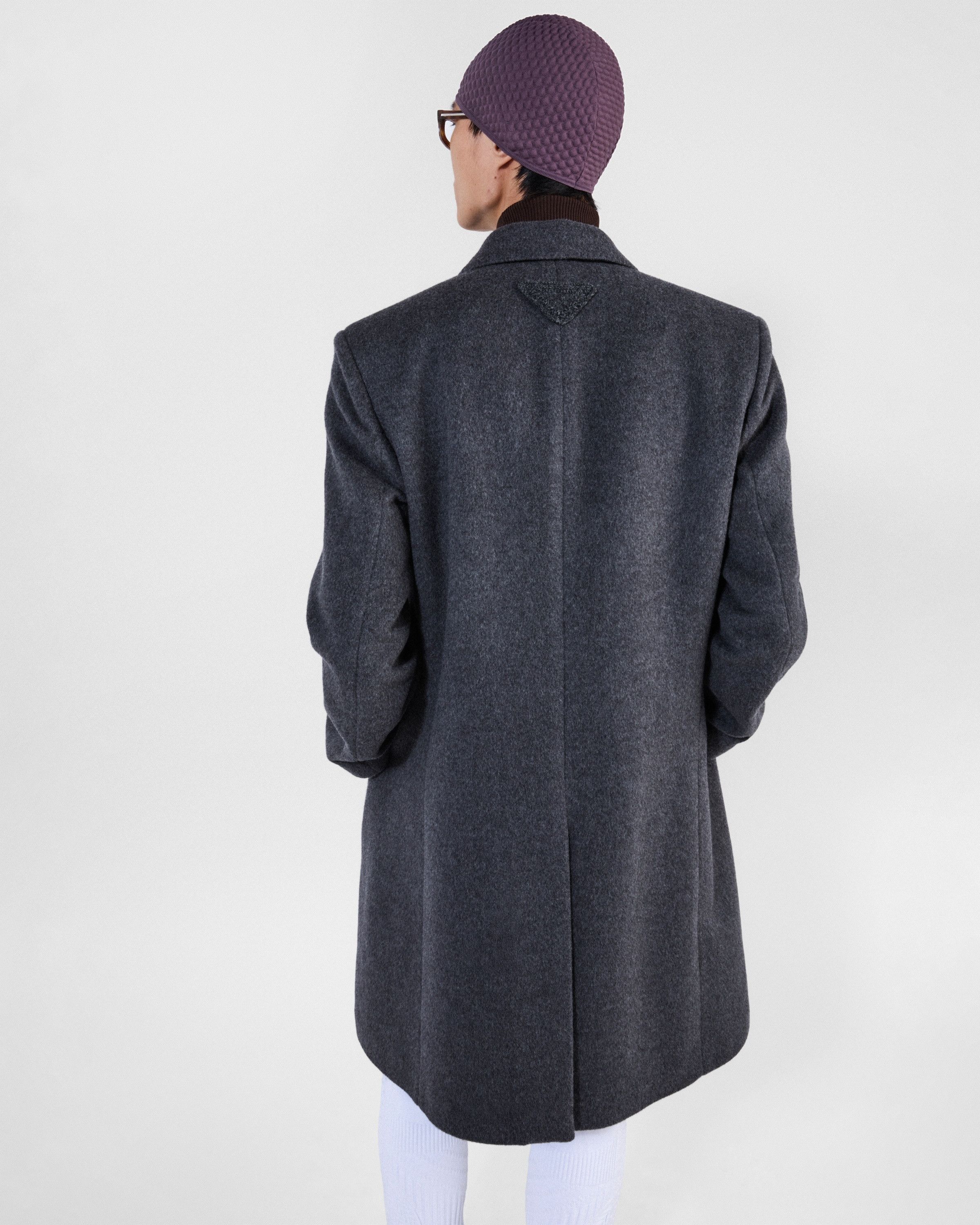Prada o1bcso1str1025 Size: L / Re-Nylon Knit Hat / Cap in Purple Size ONE SIZE - 4 Thumbnail