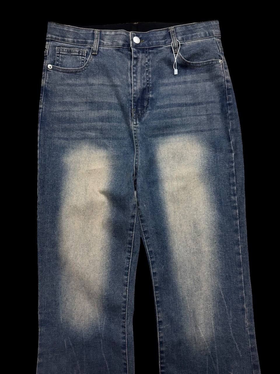 Other FLARE 90s Style Japanese Mudwash Punk Bootcut Denim Jeans Size US 30 / EU 46 - 3 Thumbnail