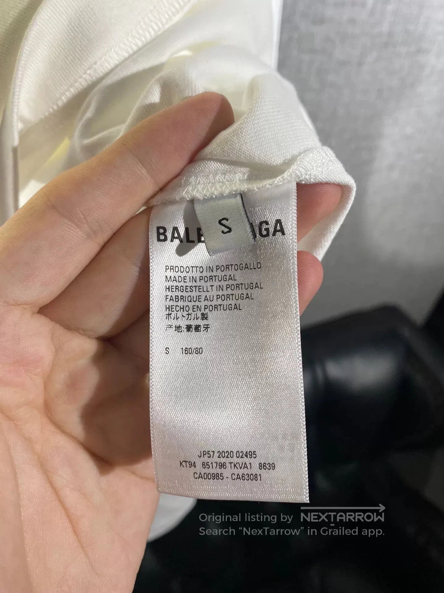 Balenciaga long sleeve t-shirt with peace sign design. Size US S / EU 44-46 / 1 - 7 Thumbnail
