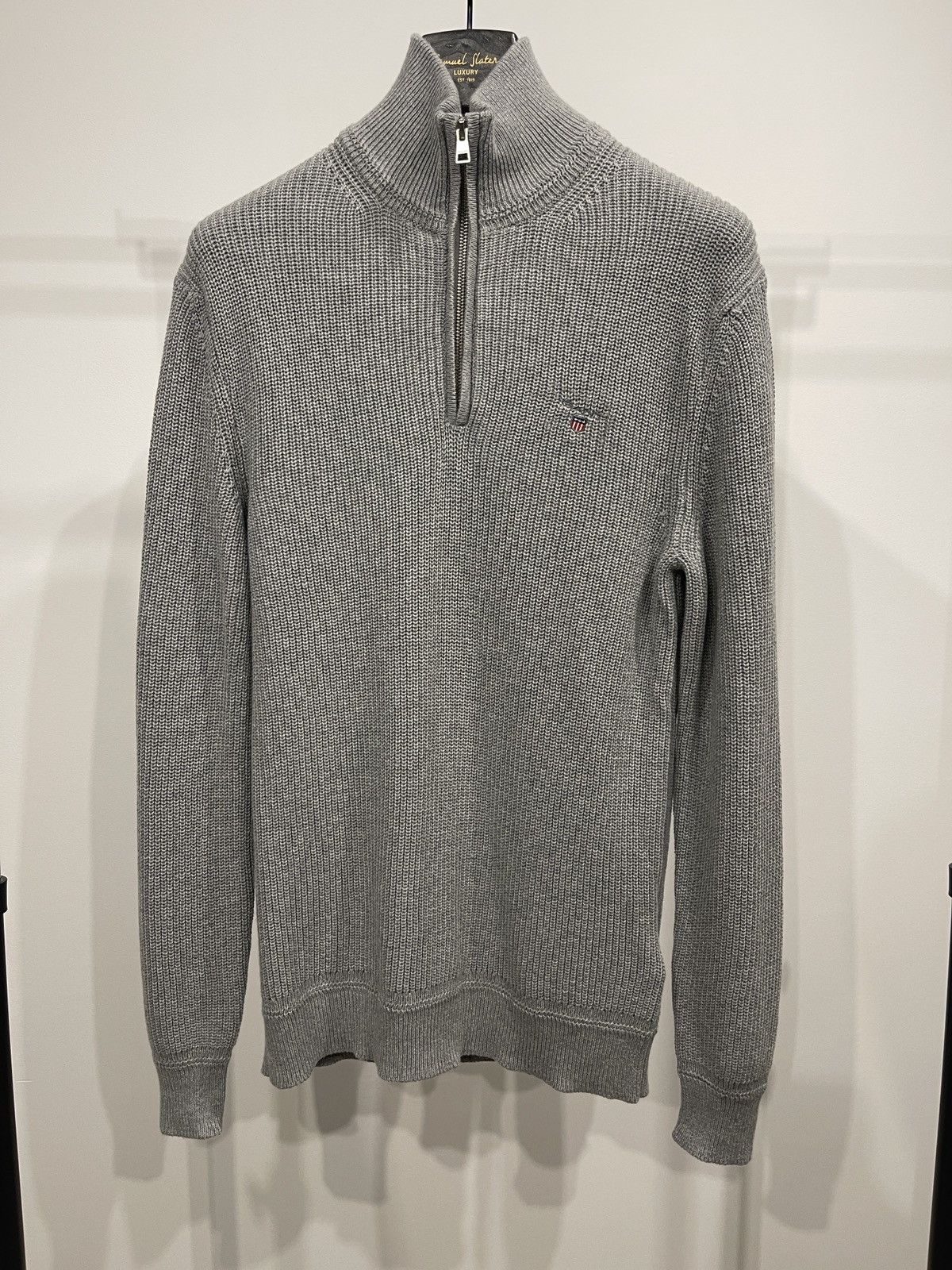 Gant × Vintage VINTAGE GANT CLASSIC ZIP SWEATER knit old money Size US S / EU 44-46 / 1 - 2 Thumbnail
