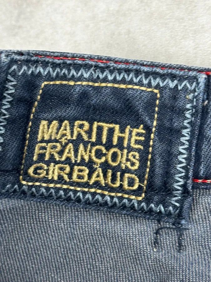 Marithe + Francois Girbaud 2000s Marithé + François Girbaud Faded Blue Slim Pants Size US 30 / EU 46 - 11 Thumbnail