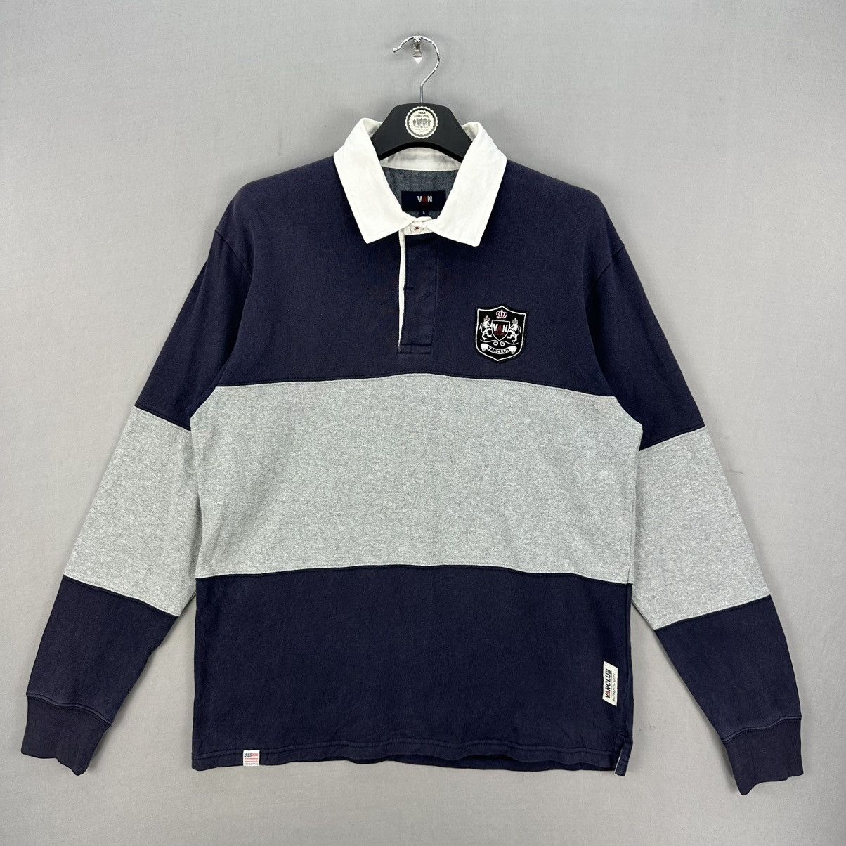 Vintage Van Club Longsleeve Polo Tee