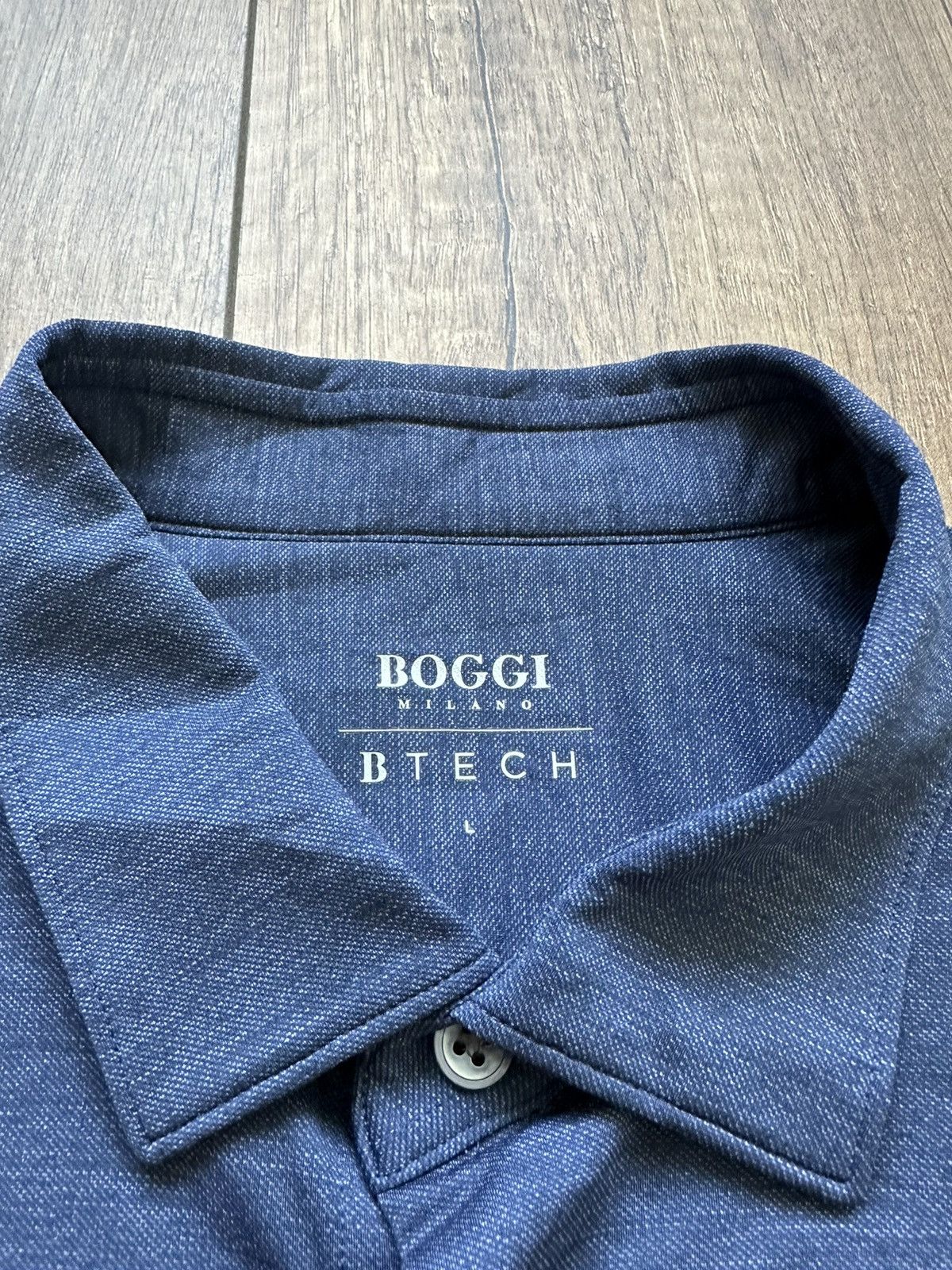 Boggi Shirts Long Sleeve BOGGI Milano size L Size US L / EU 52-54 / 3 - 6 Thumbnail