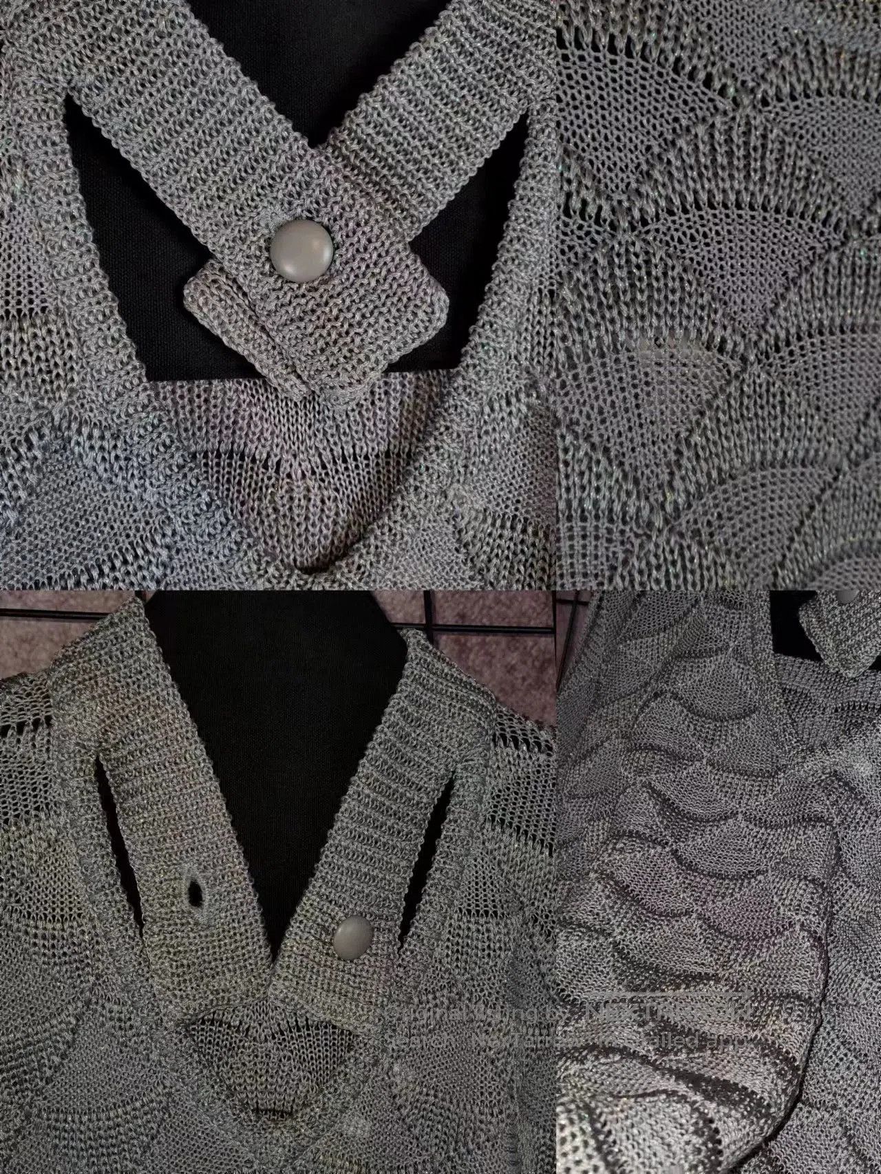 Other dior rare two-sided knitted sweater. Size US L / EU 52-54 / 3 - 6 Thumbnail