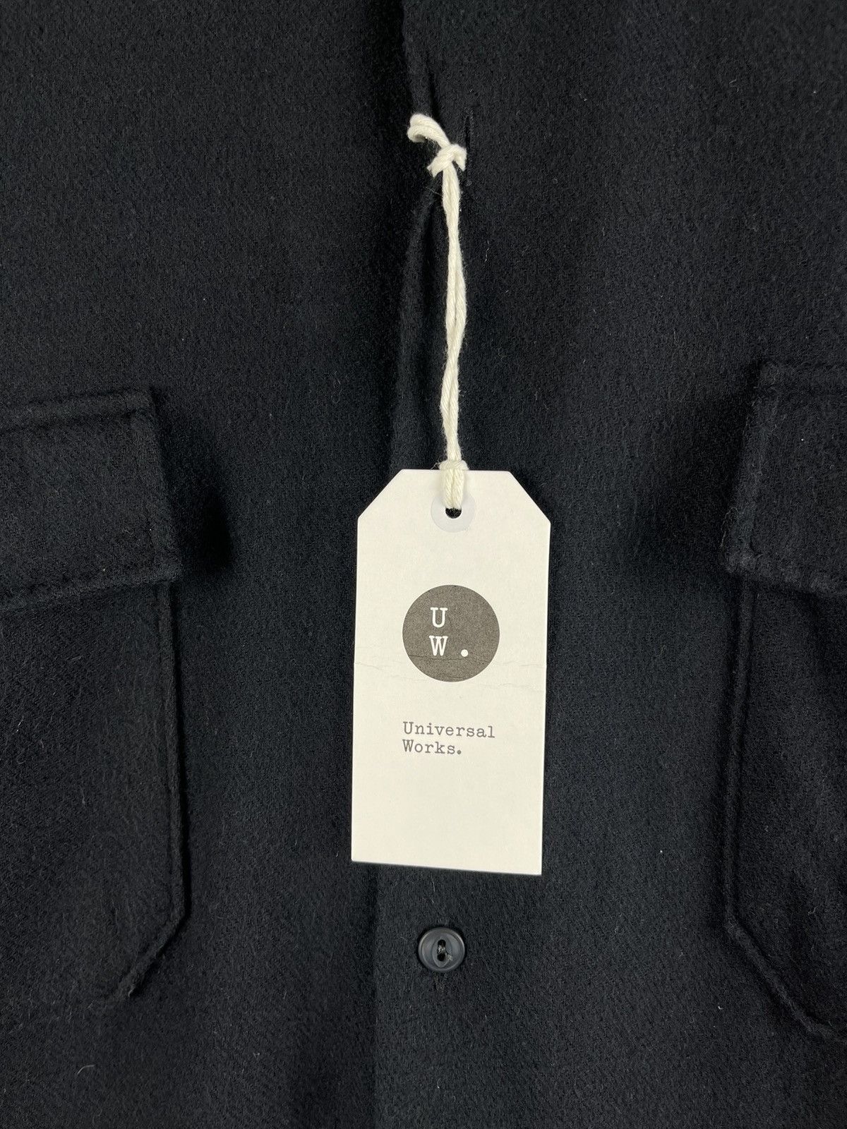 Universal Works Universal Works Black Worker Shirt Alaska Organic Cotton Size US M / EU 48-50 / 2 - 8 Thumbnail