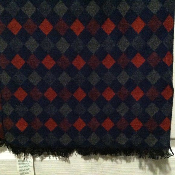 English Laundry ENGLISH LAUNDRY MEN'S NEW 100%POLYESTER SCARF 13 1/4" X 72" Size ONE SIZE - 4 Thumbnail