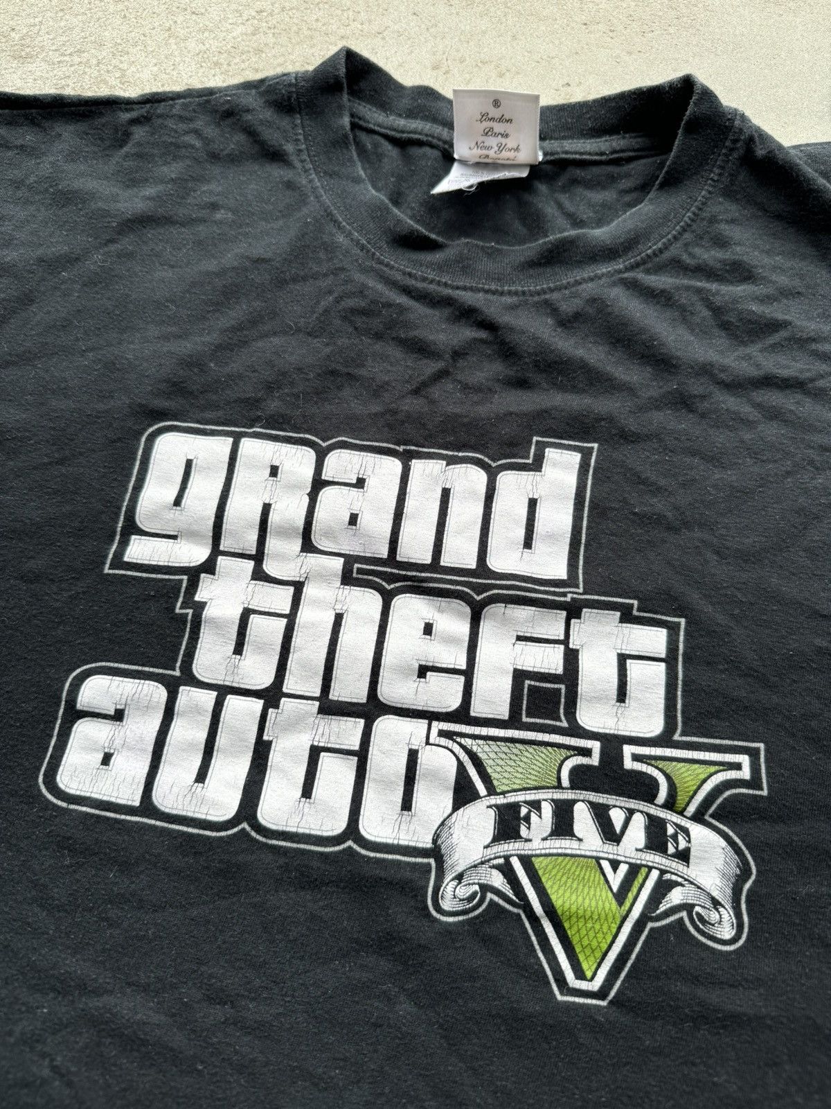 Vintage Grand Theft Auto 5 Five Promo T-Shirt