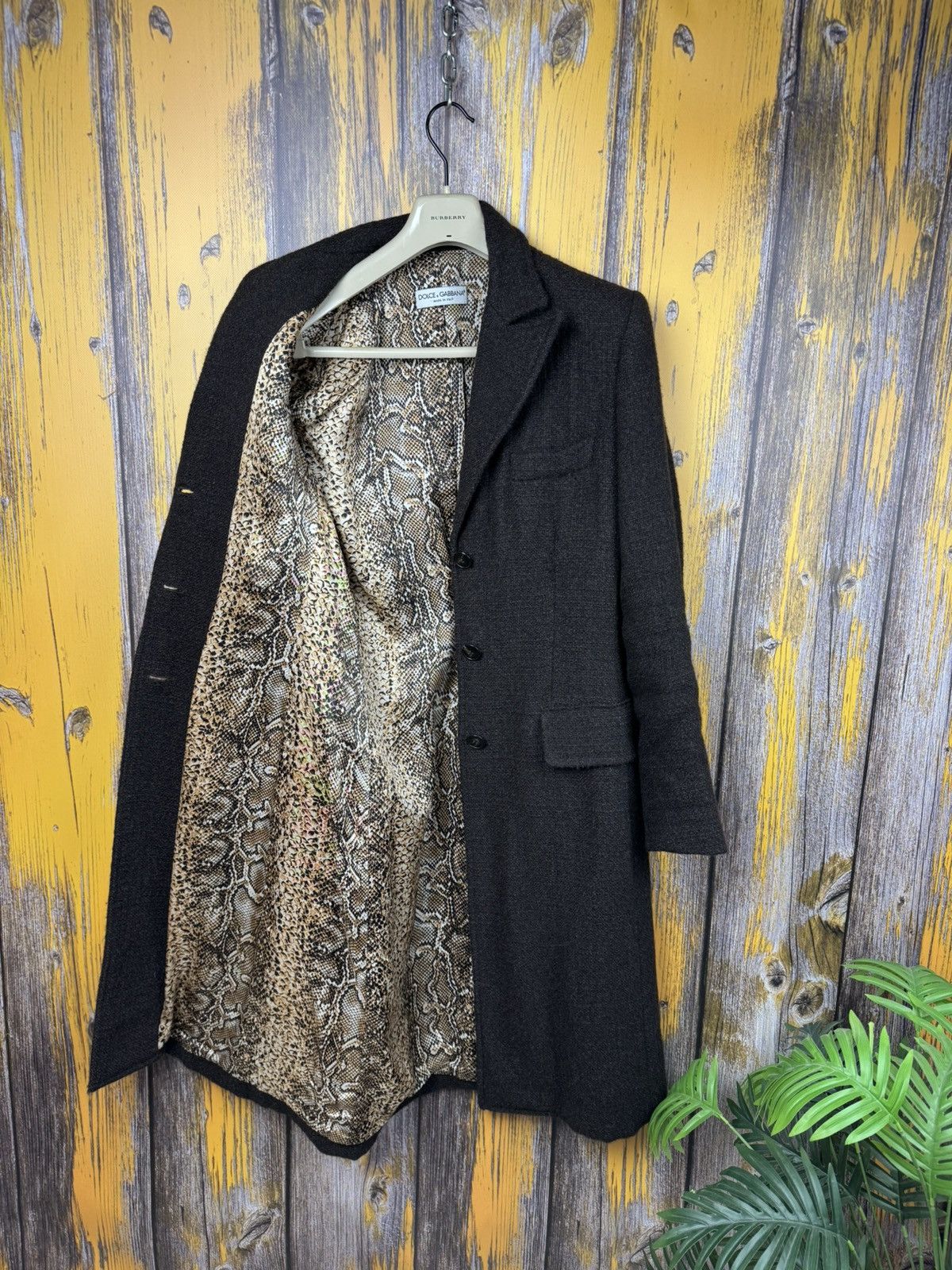 Dolce & Gabbana Archive Dolce & Gabbana Long Alpaca Wool Coat Made in Italy Size L / US 10 / IT 46 - 2 Thumbnail