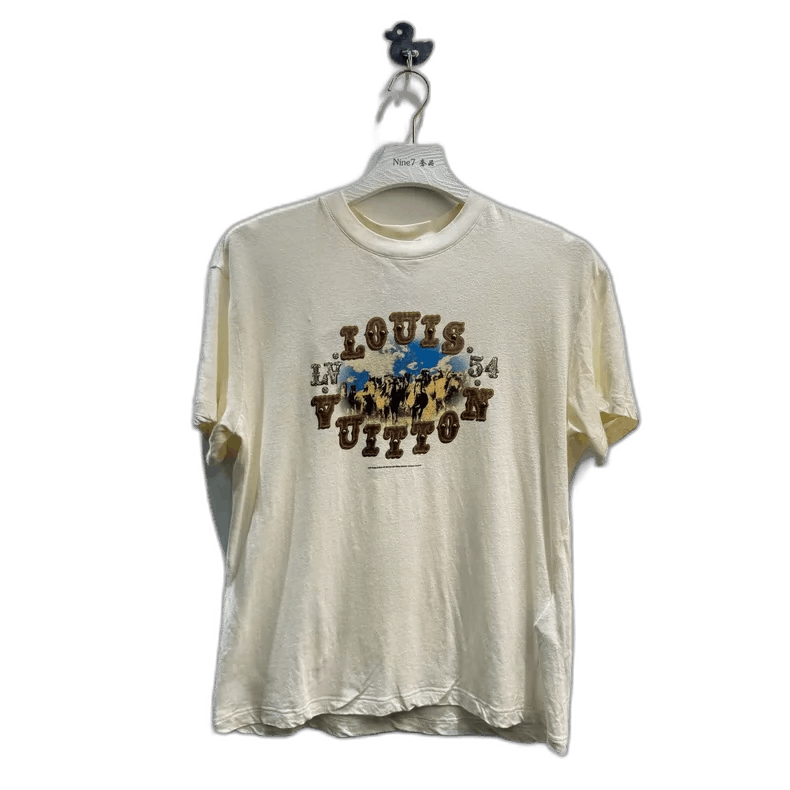 LV Louis Vuitton Western Style Short Sleeve Tee -2505