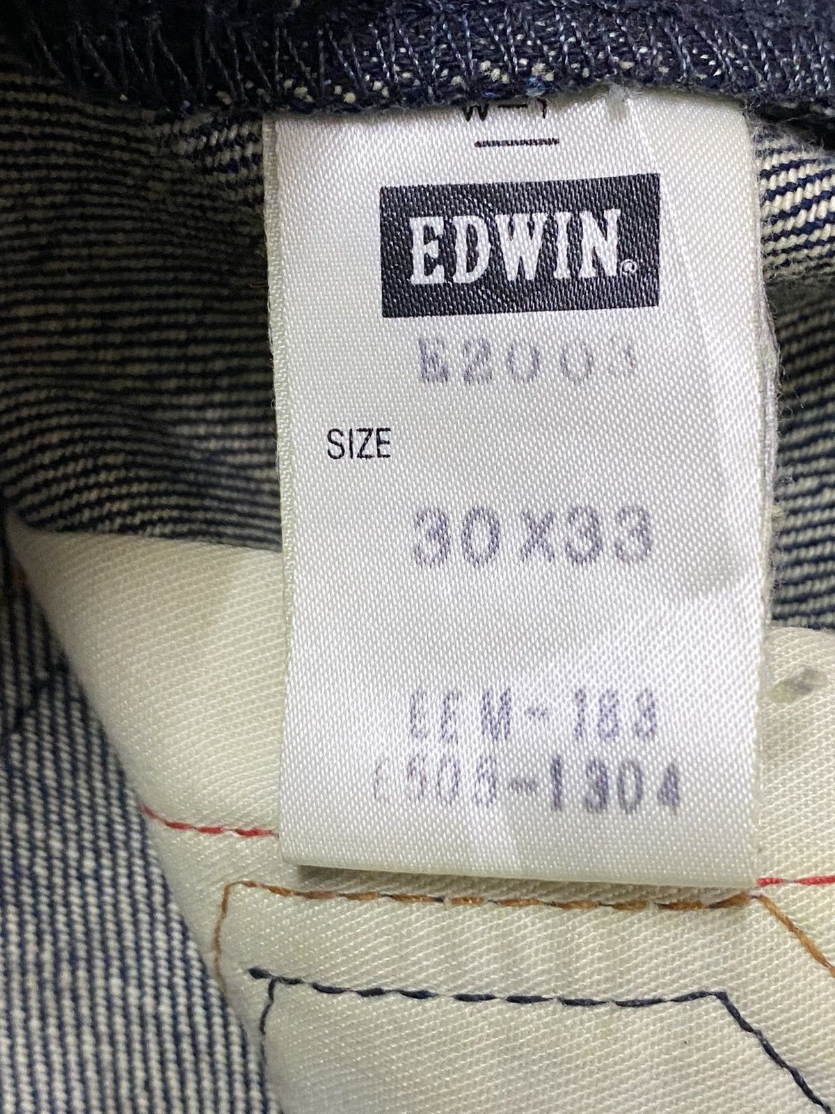 Edwin Edwin Japanese denim jeans with a unique, distressed jeans Size US 29 - 20 Thumbnail