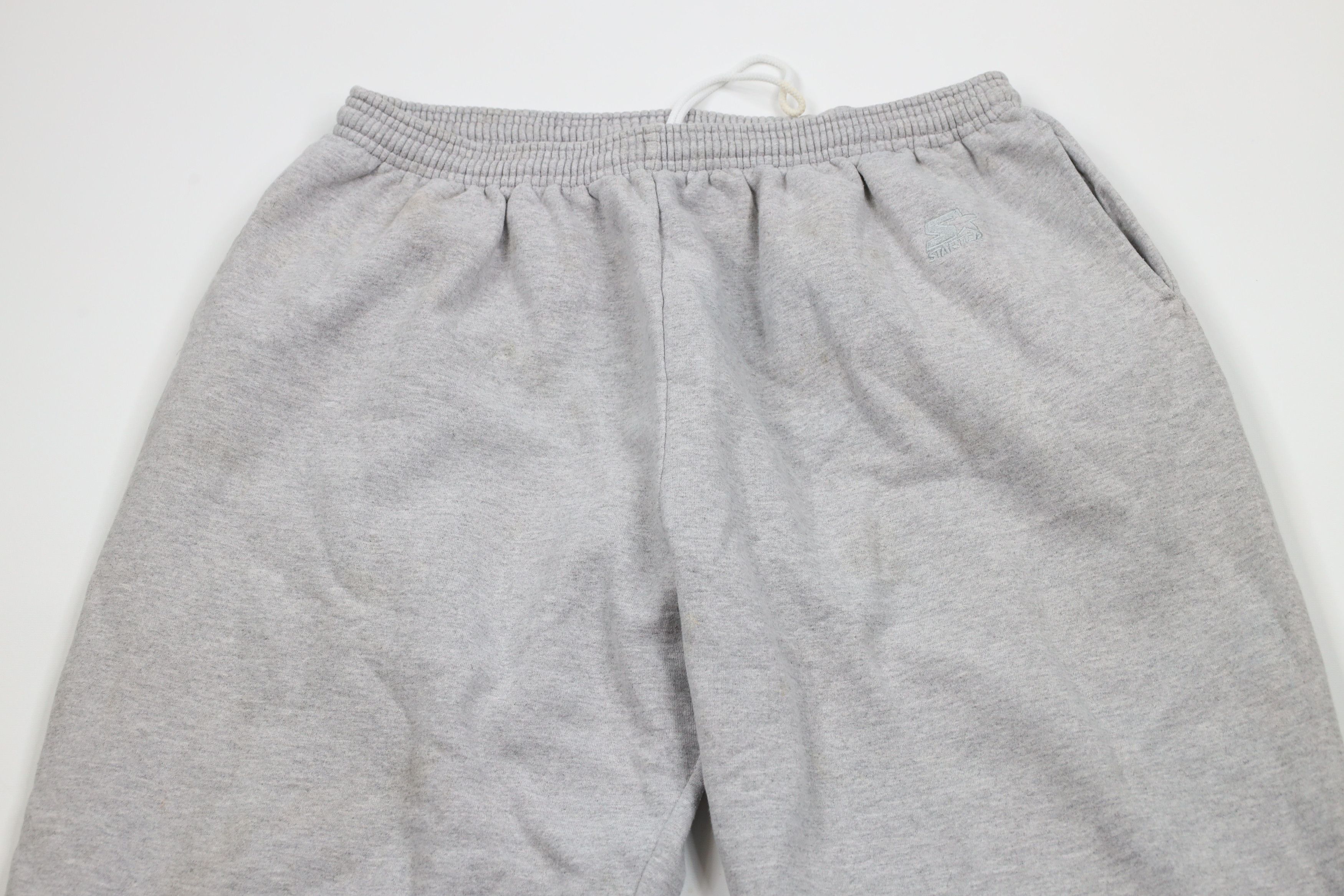 Starter × Vintage Vintage 90s Starter Spell Out Heavyweight Sweatpants Joggers Size US 38 / EU 54 - 2 Thumbnail
