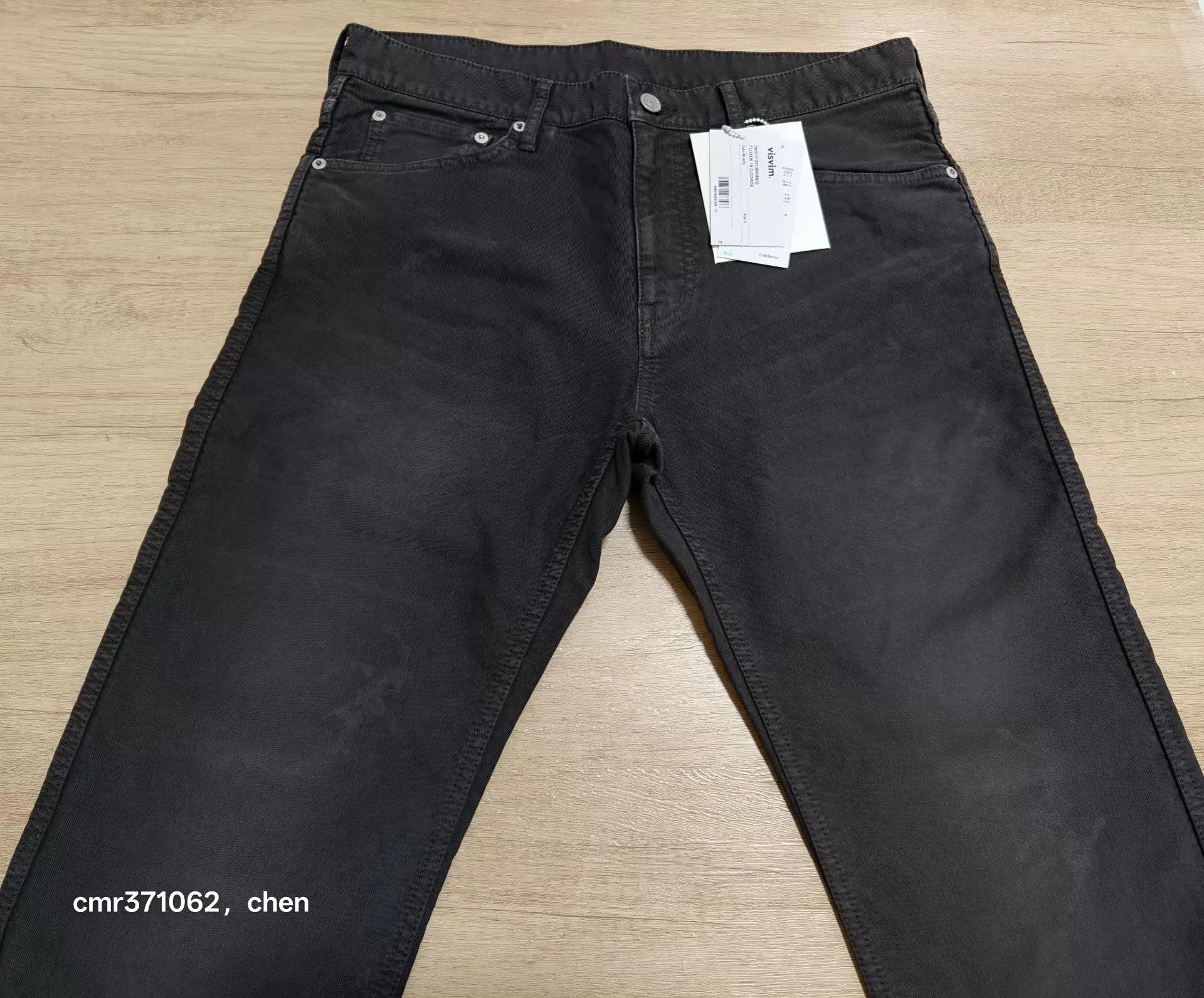 Visvim VISVIM 25SS FLUXUS 19 G.CORDS Black Slim Vintage Size US 34 / EU 50 - 2 Thumbnail