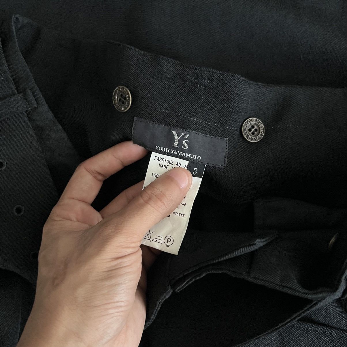Yohji Yamamoto Y’s - Yohji Yamamoto - Belted Wool Maxi Skirt Size 28" / US 6 / IT 42 - 9 Thumbnail