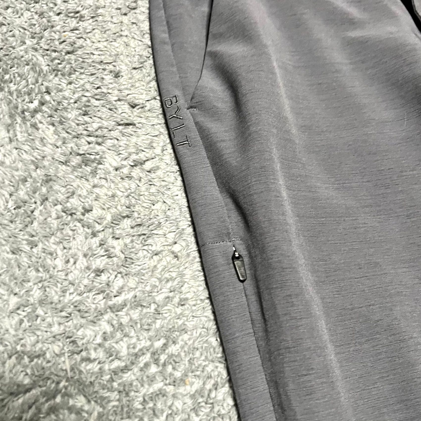 Asics BYLT Kinetic Pants Mens 30x29 Gray Stretch Chino Comfort Tech Premium Basics Ankle Mens Size US 30 / EU 46 - 3 Thumbnail
