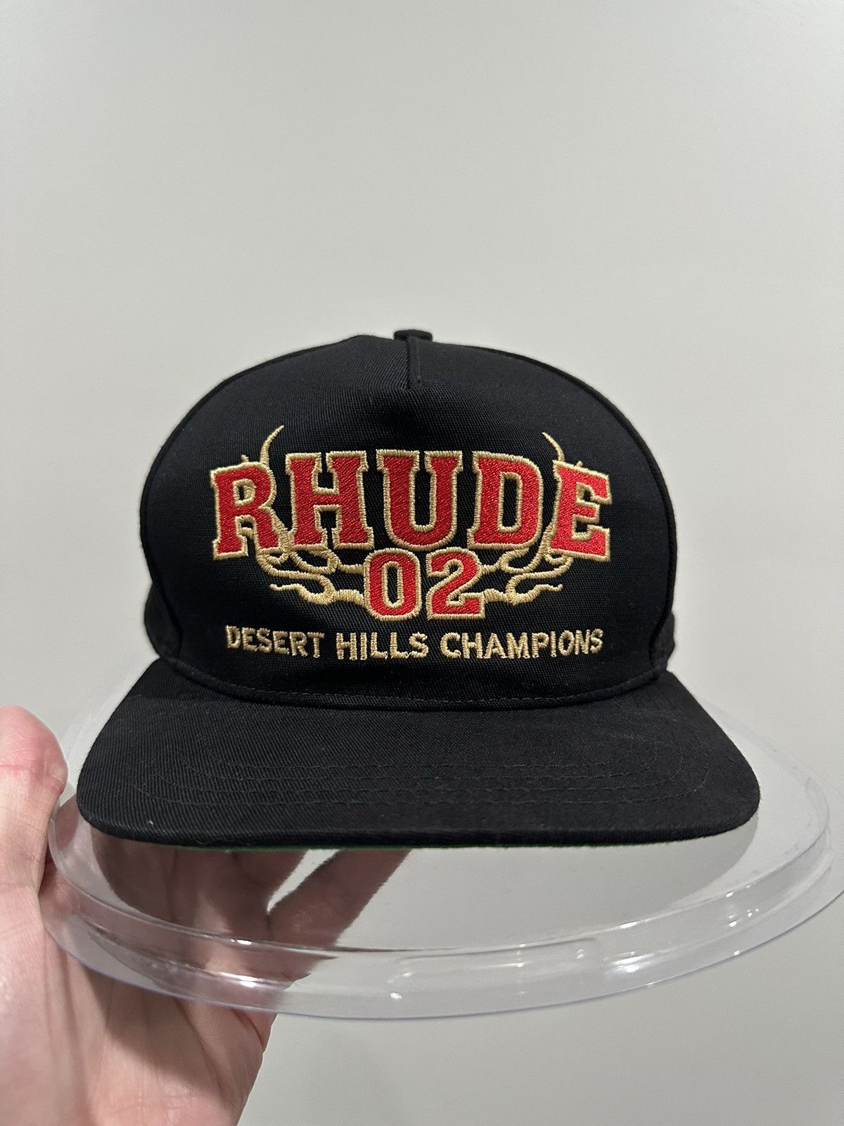 Rhude Rhude Desert Hills Champions Racing 02 Black / Red Hat Size ONE SIZE - 9 Thumbnail