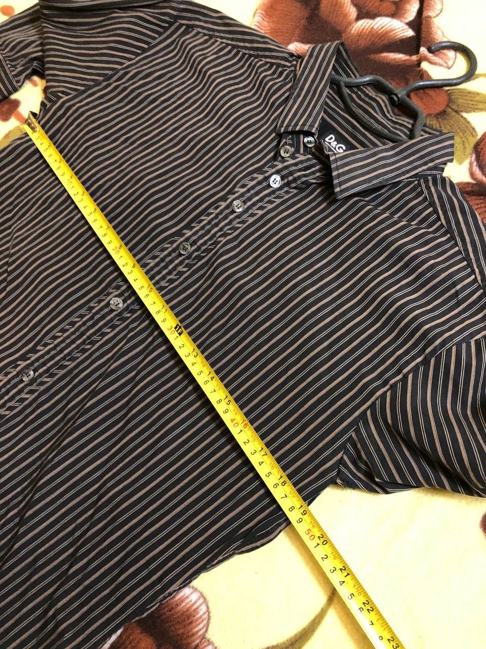 Dolce & Gabbana Men's Dolce & Gabbana (D&G) Formal Striped Shirt Size US M / EU 48-50 / 2 - 5 Thumbnail