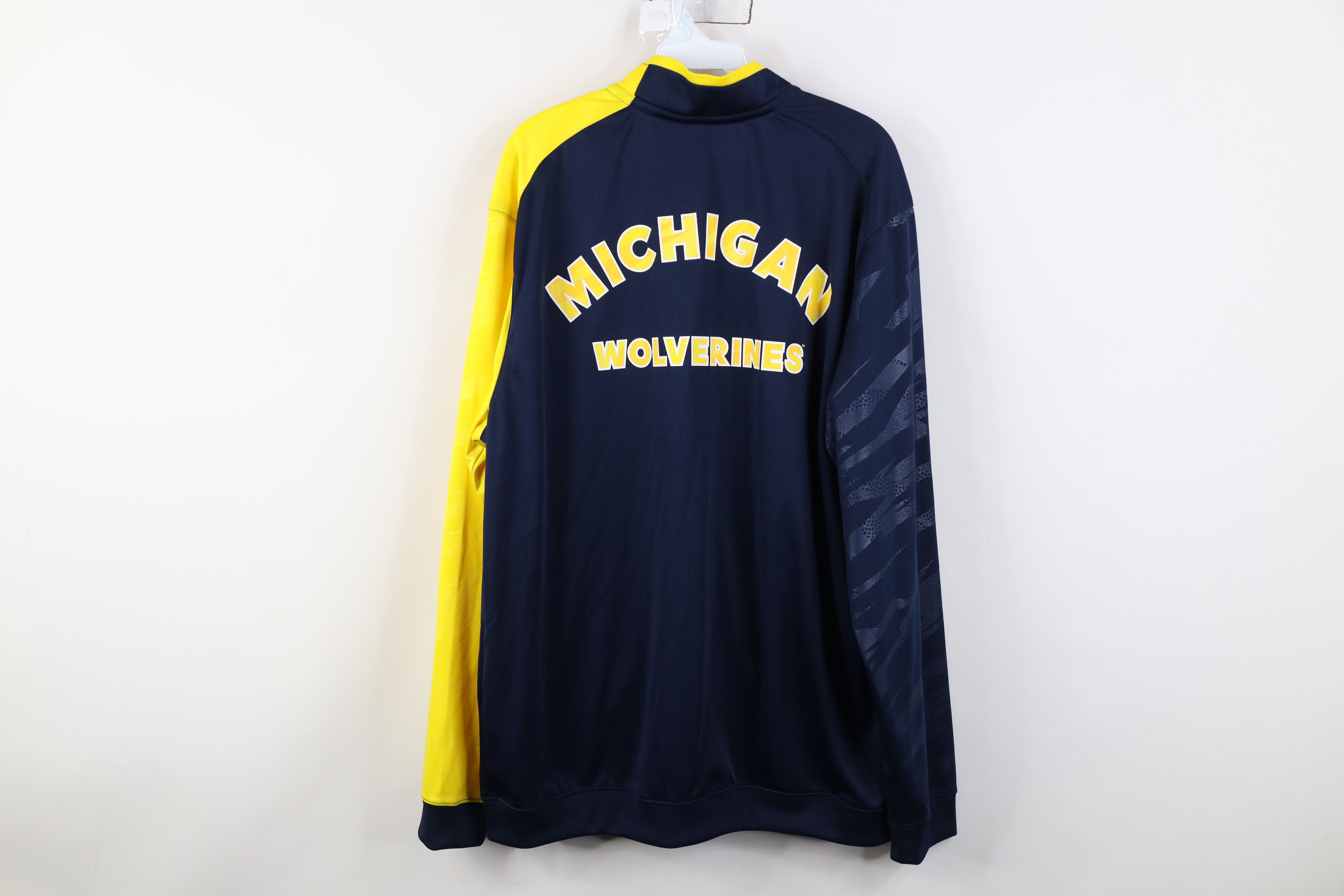 Adidas Adidas University of Michigan Football Full Zip Jacket Size US L / EU 52-54 / 3 - 14 Thumbnail
