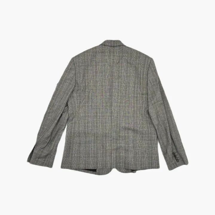 Balenciaga Balenciaga Gray Plaid Blazer for Women 0079-2507 Size S / US 4 / IT 40 - 3 Thumbnail
