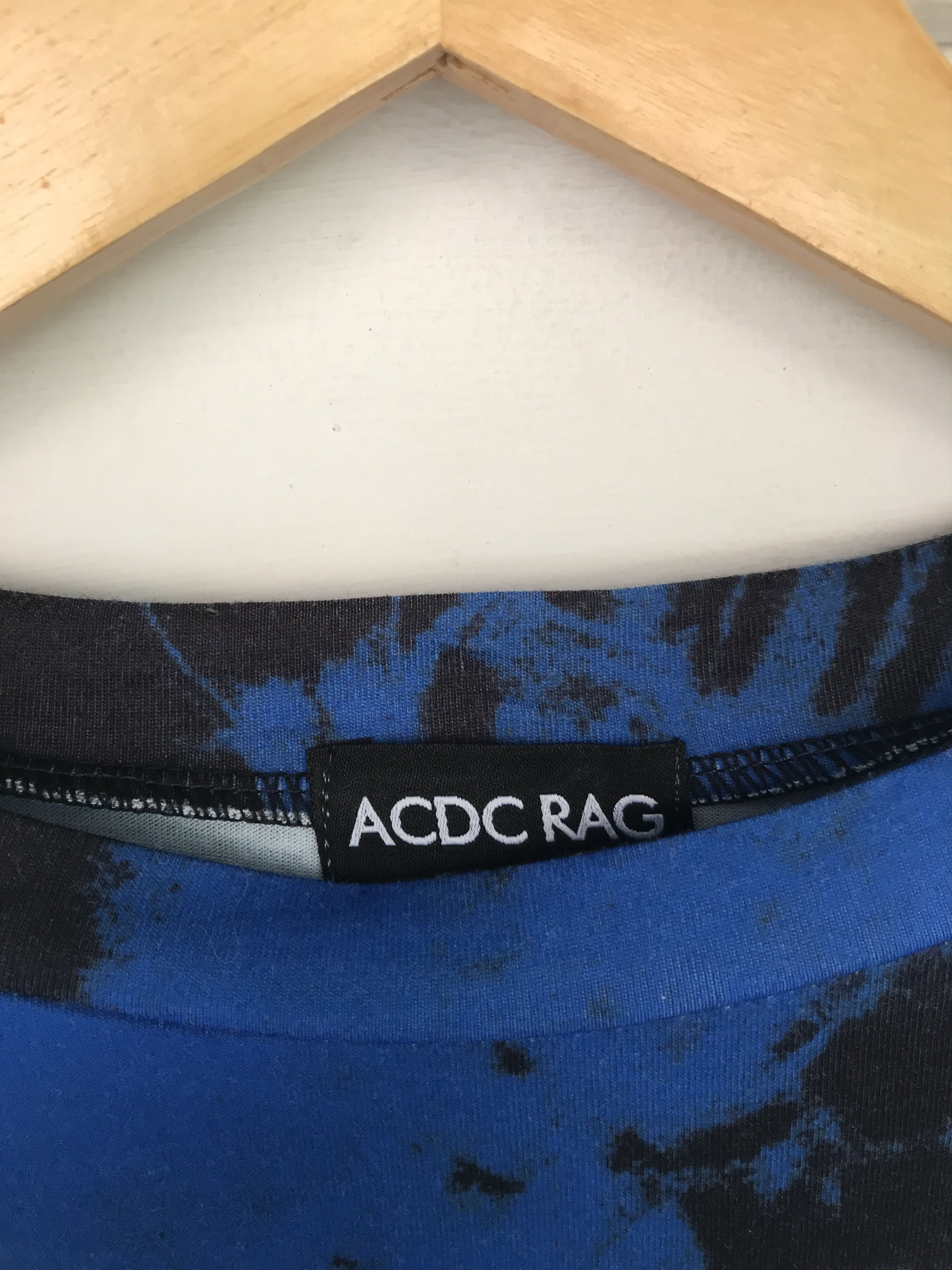 14th Addiction × If Six Was Nine × Japanese Brand Y2K ACDC RAG Oversize Tshirt Size US XL / EU 56 / 4 - 3 Thumbnail