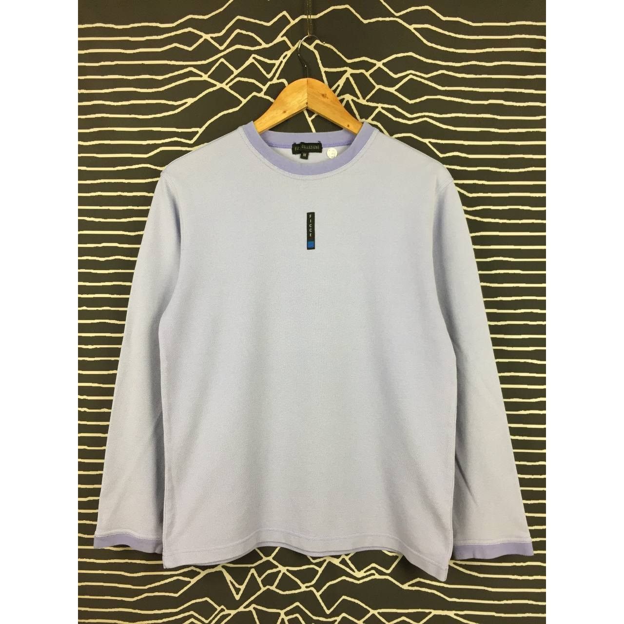 Designer × Japanese Brand × Vintage Vtg Ficce Collezione Japan Archieve Long Sleeve Tee Size US M / EU 48-50 / 2 - 1 Thumbnail